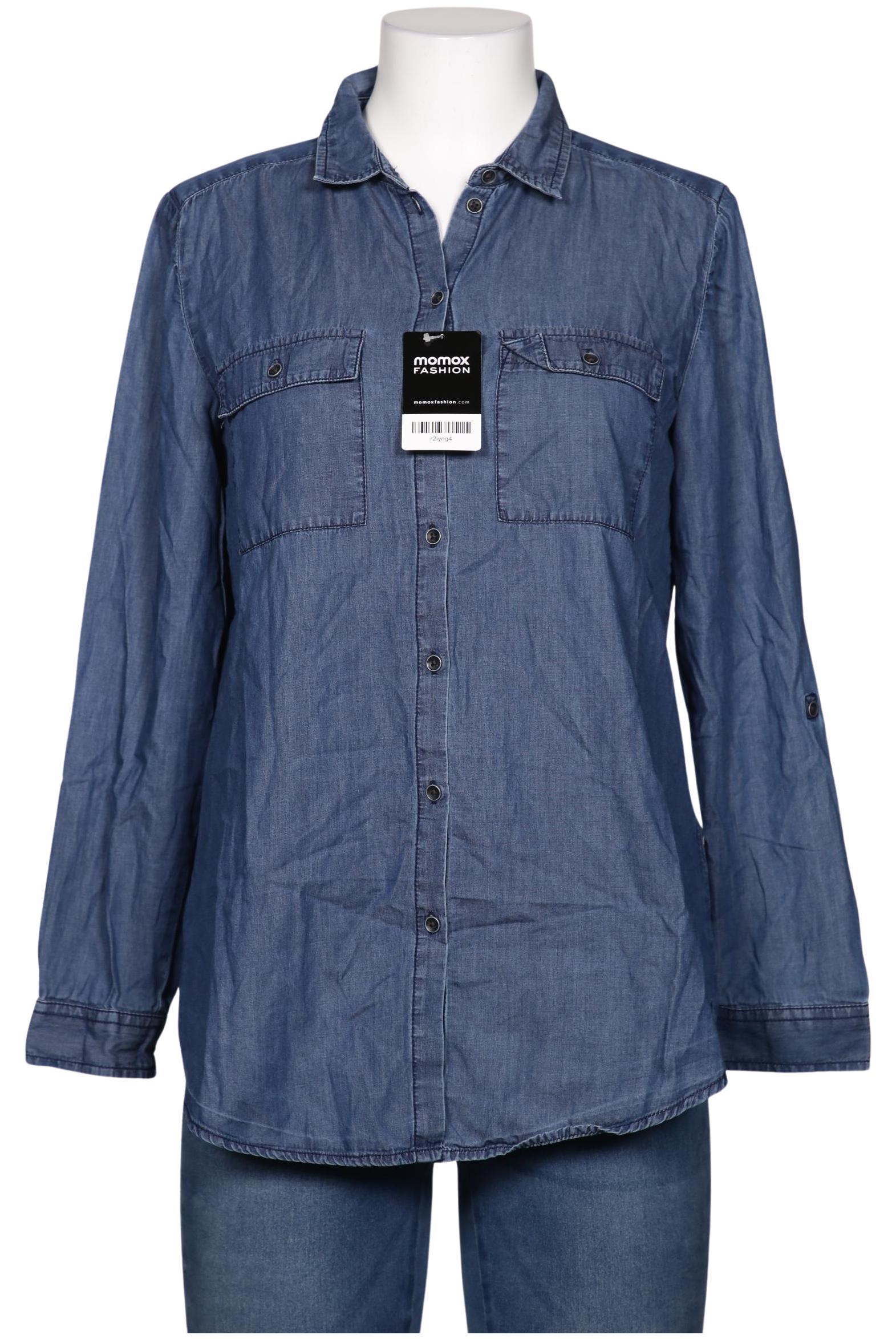 

edc by Esprit Damen Bluse, blau, Gr. 42