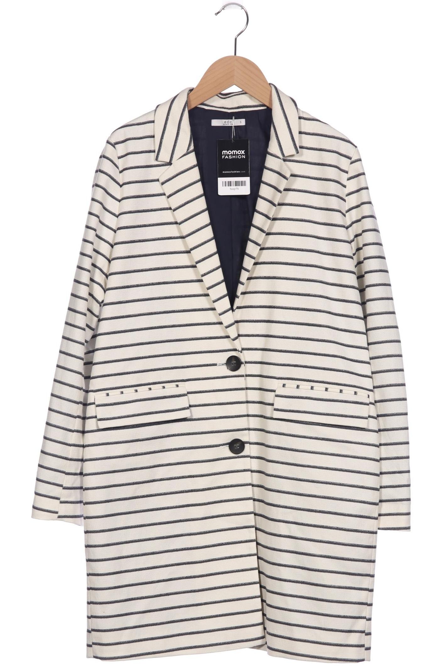 

edc by Esprit Damen Mantel, weiß, Gr. 36