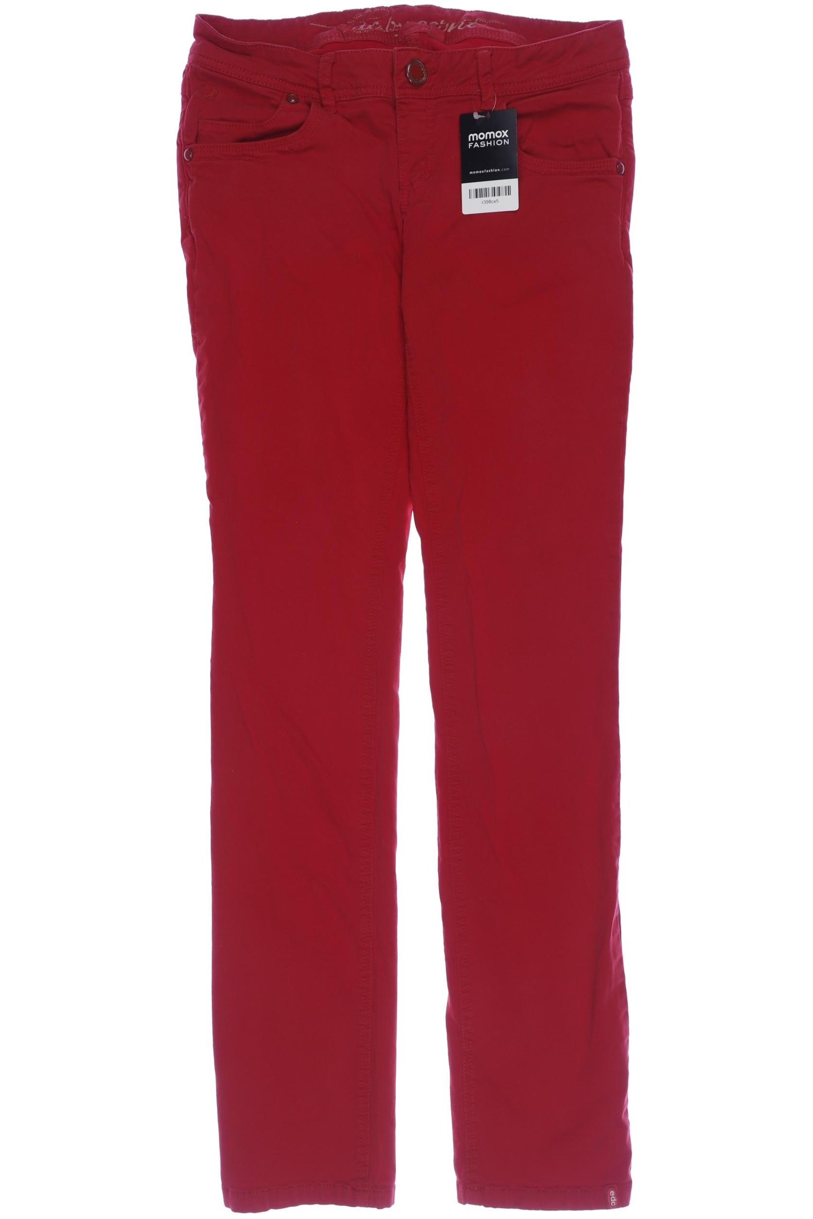 

edc by Esprit Damen Jeans, rot, Gr. 36