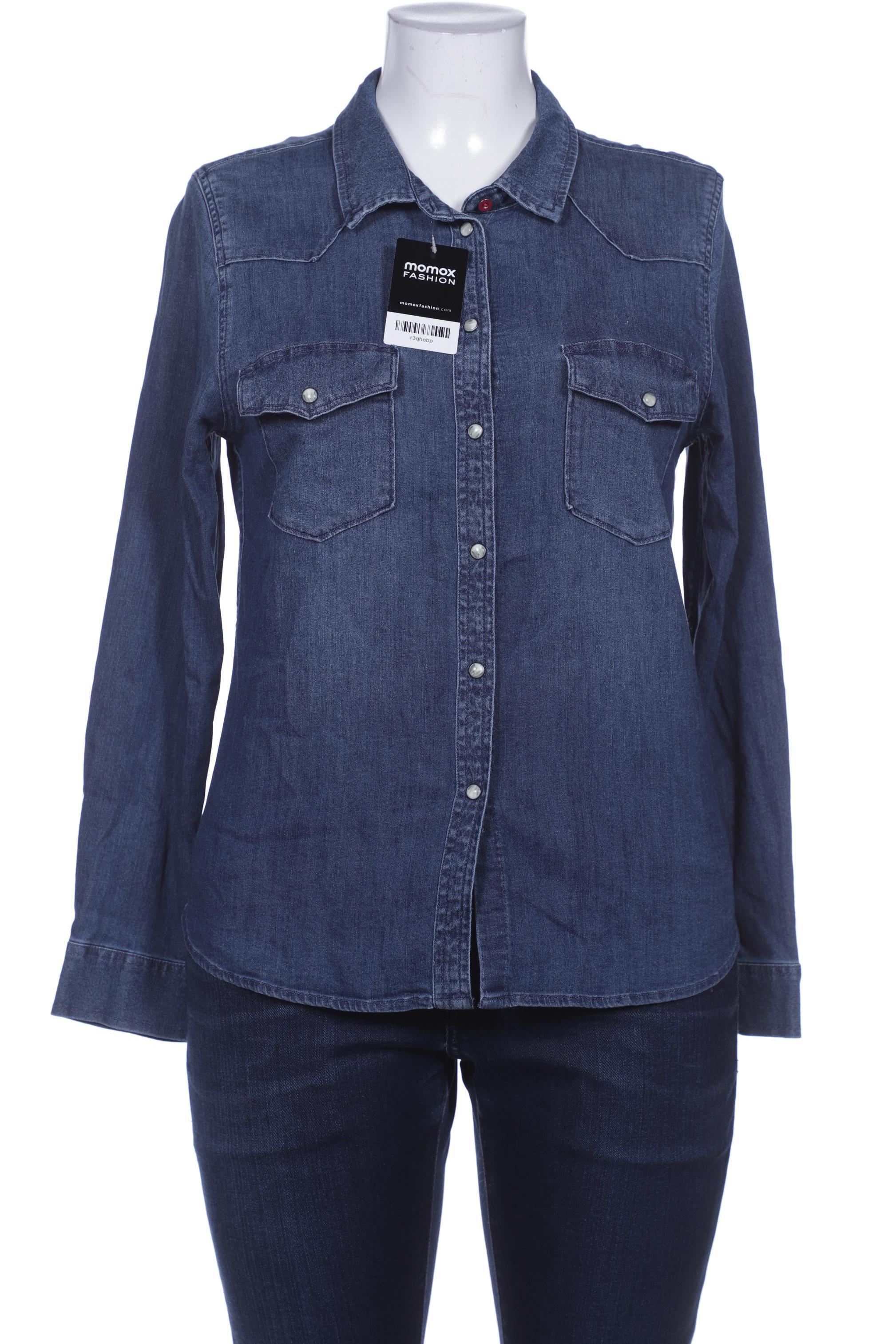 

edc by Esprit Damen Bluse, blau