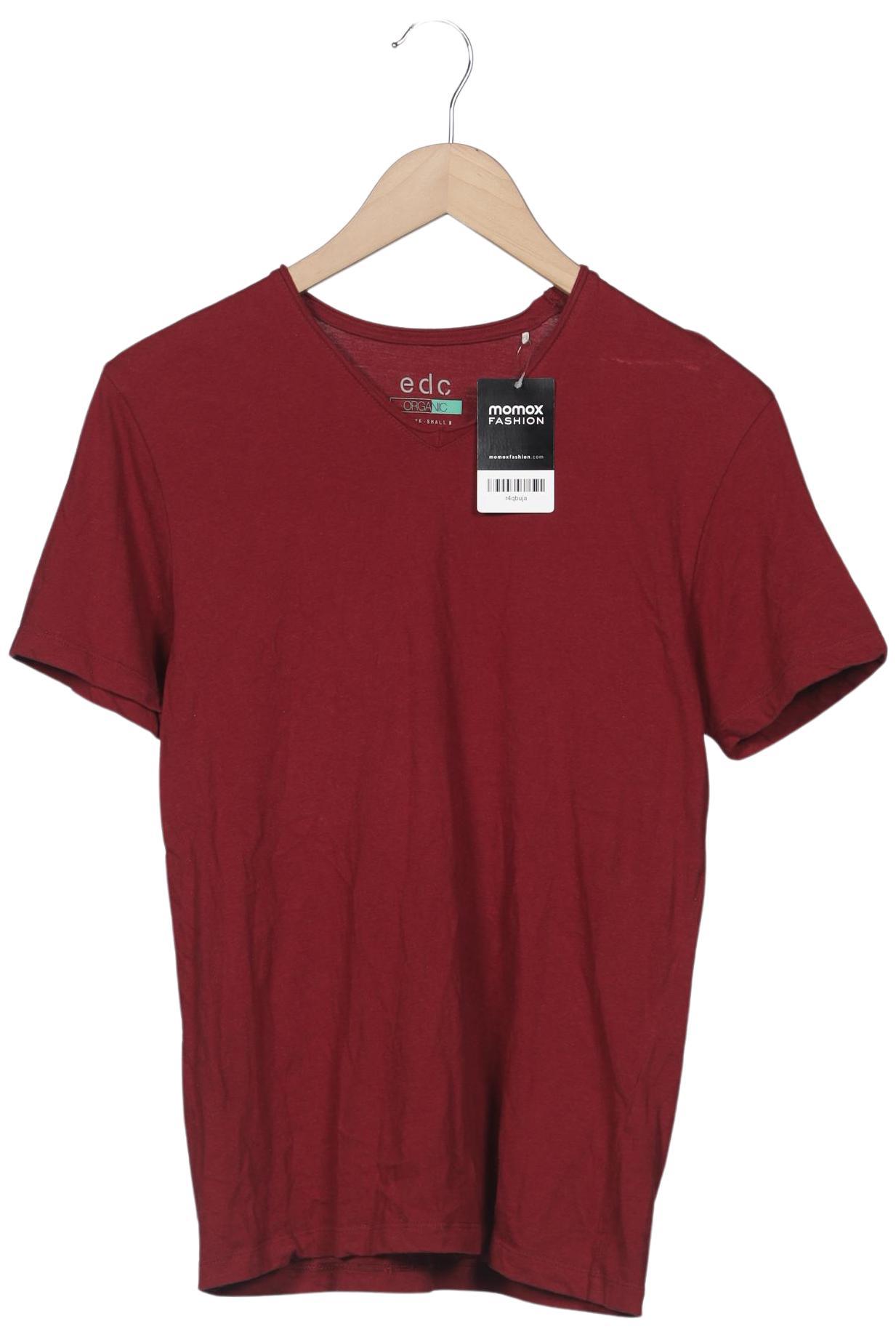 

edc by Esprit Herren T-Shirt, rot, Gr. 46