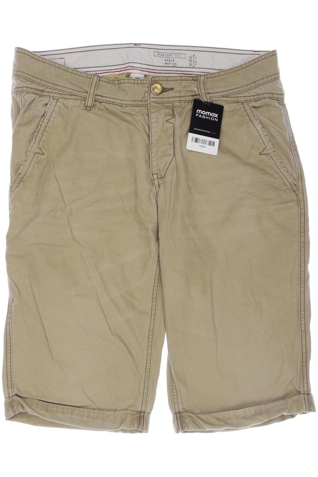 

edc by Esprit Herren Shorts, beige, Gr. 33
