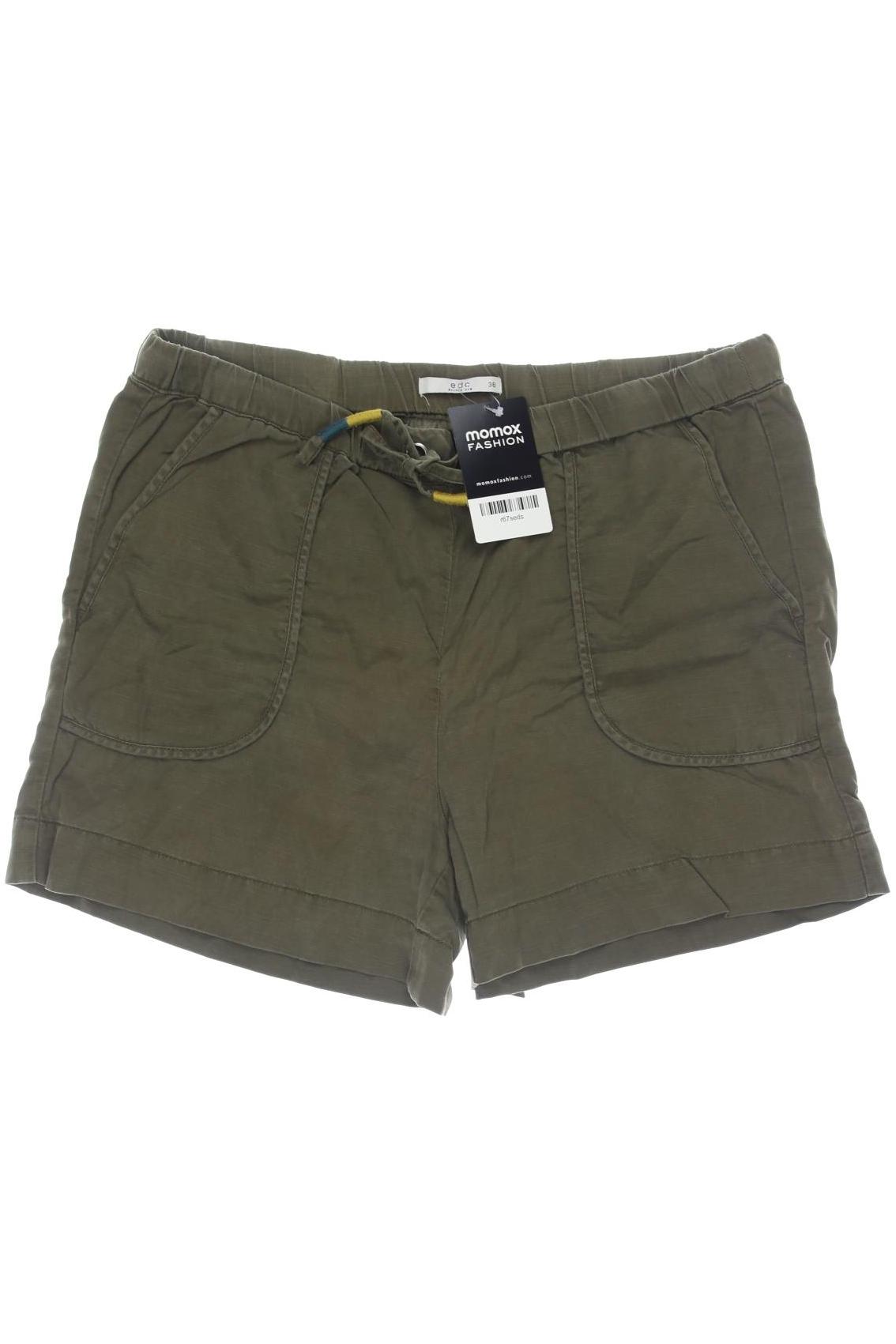 

edc by Esprit Damen Shorts, grün, Gr. 36