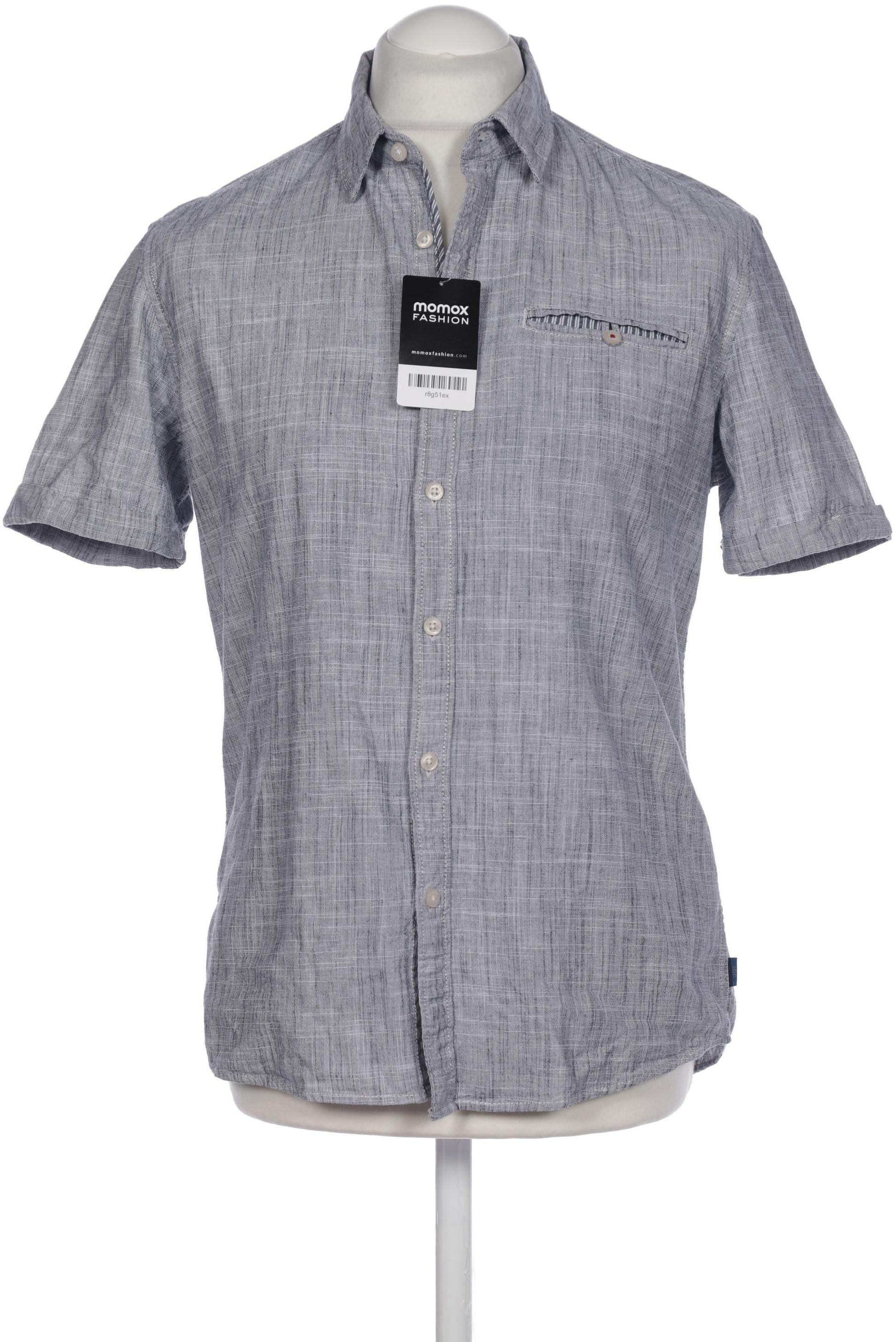 

edc by Esprit Herren Hemd, grau, Gr. 48