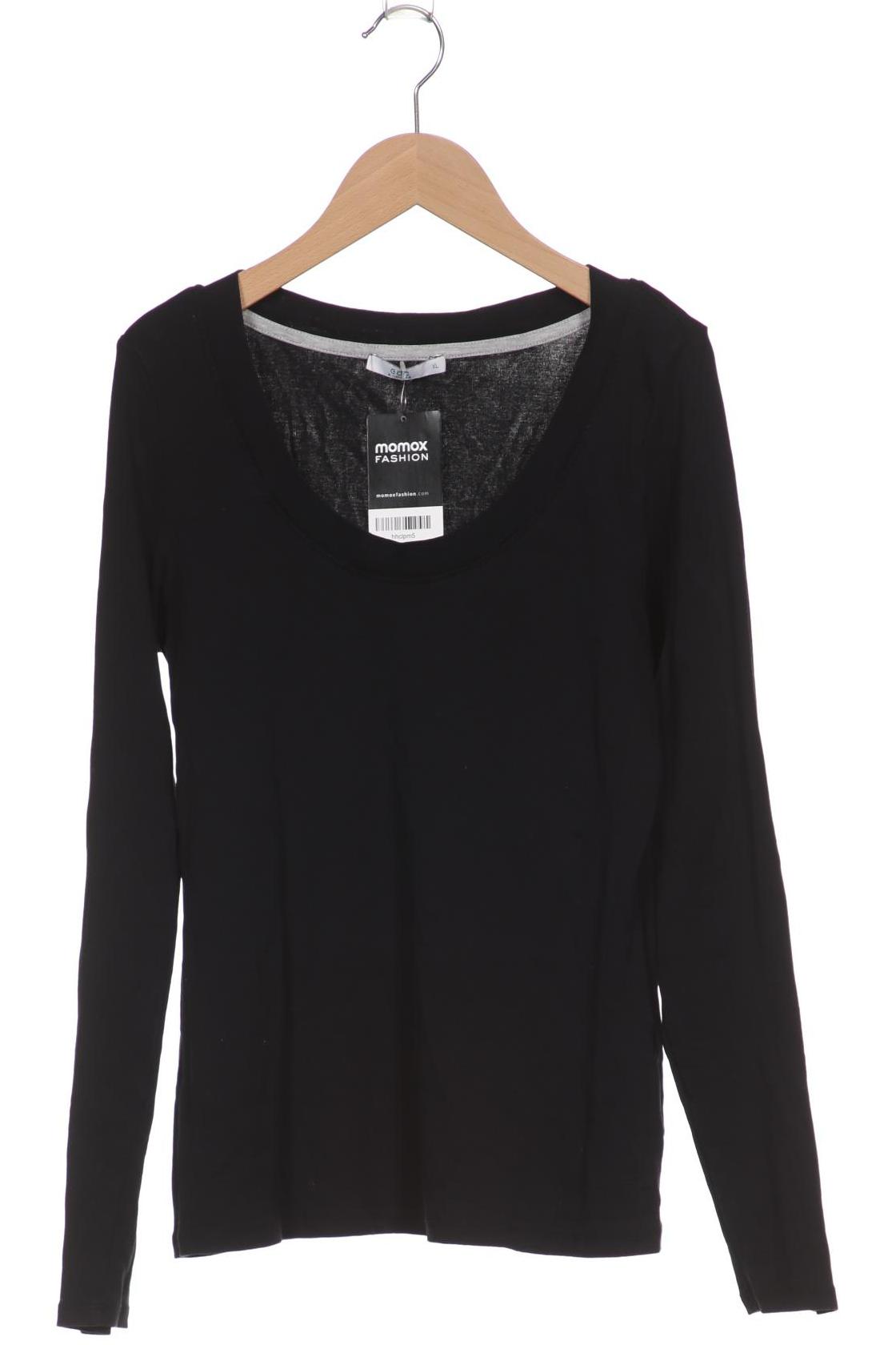 

edc by Esprit Damen Langarmshirt, schwarz, Gr. 44