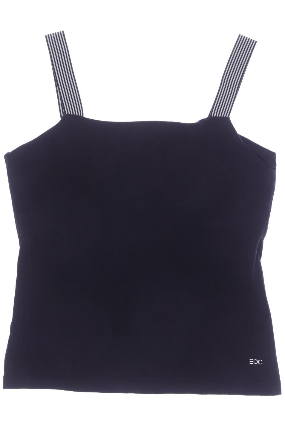 

edc by Esprit Damen Top, schwarz, Gr. 38