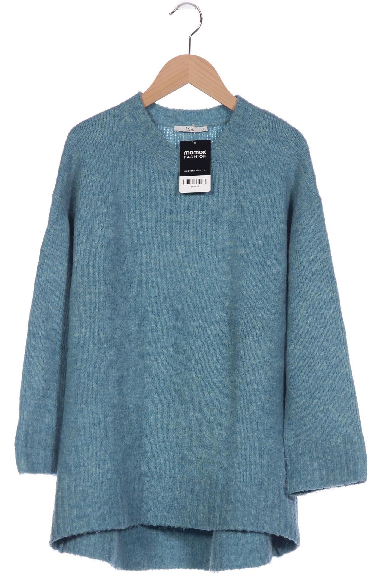 

edc by Esprit Damen Pullover, blau, Gr. 36