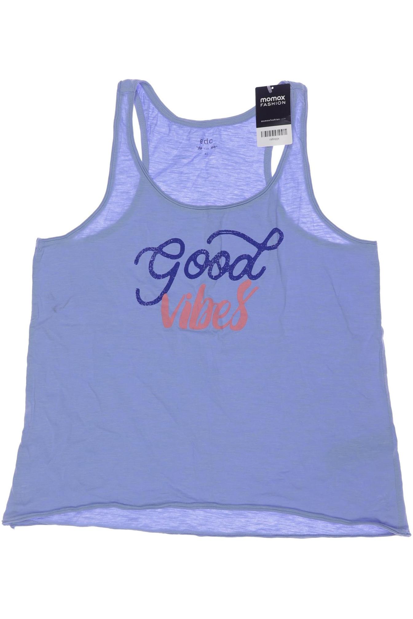 

edc by Esprit Damen Top, hellblau, Gr. 44