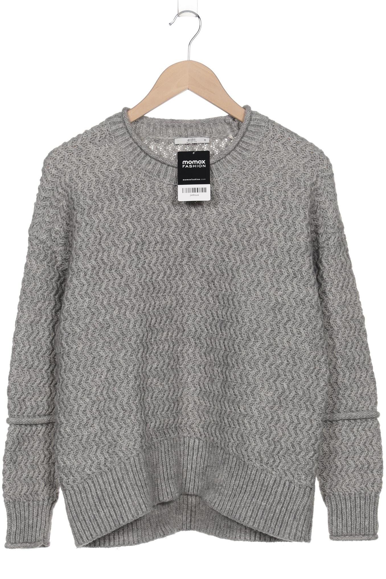 

edc by Esprit Damen Pullover, grau, Gr. 38