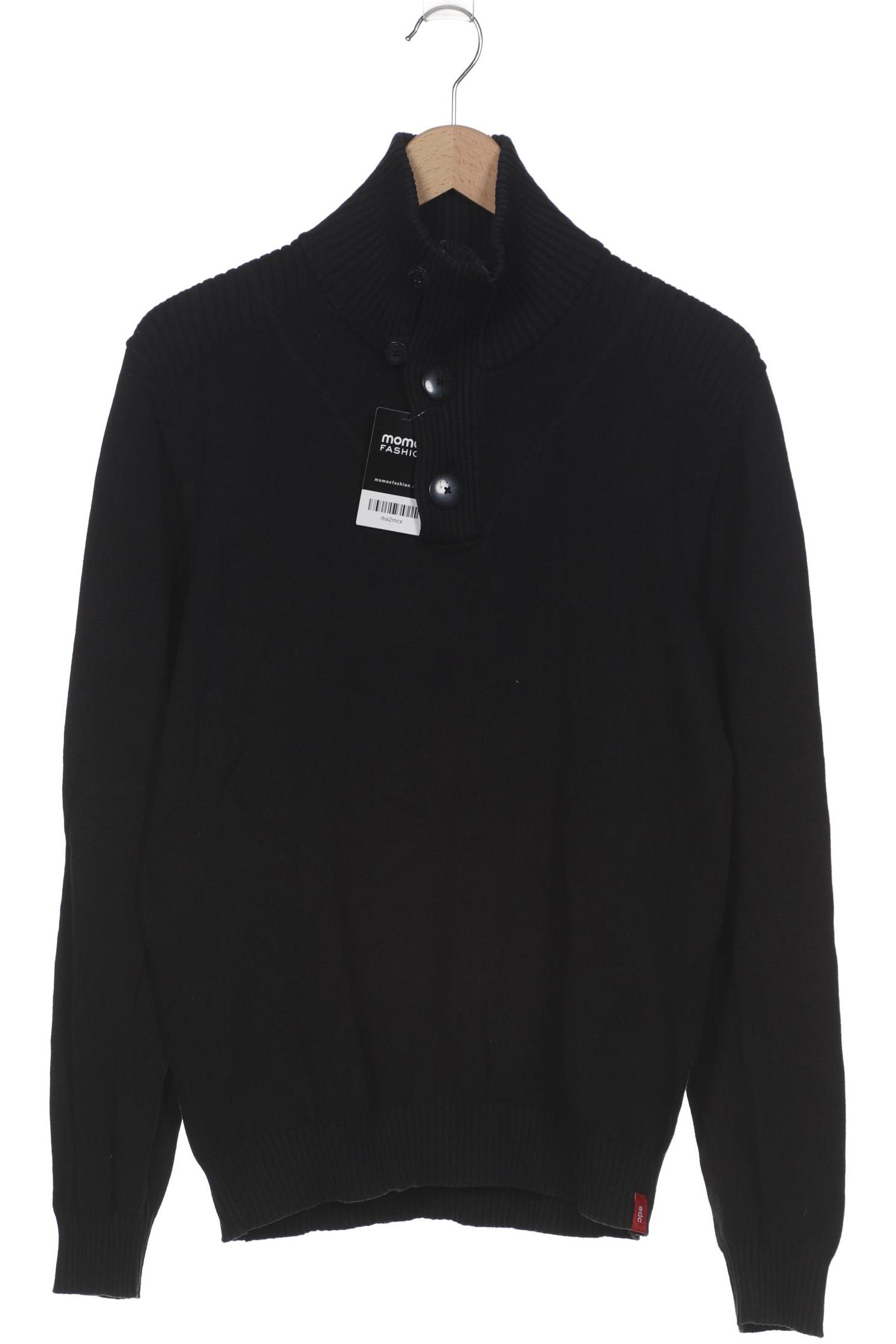 

edc by Esprit Herren Pullover, schwarz, Gr. 52