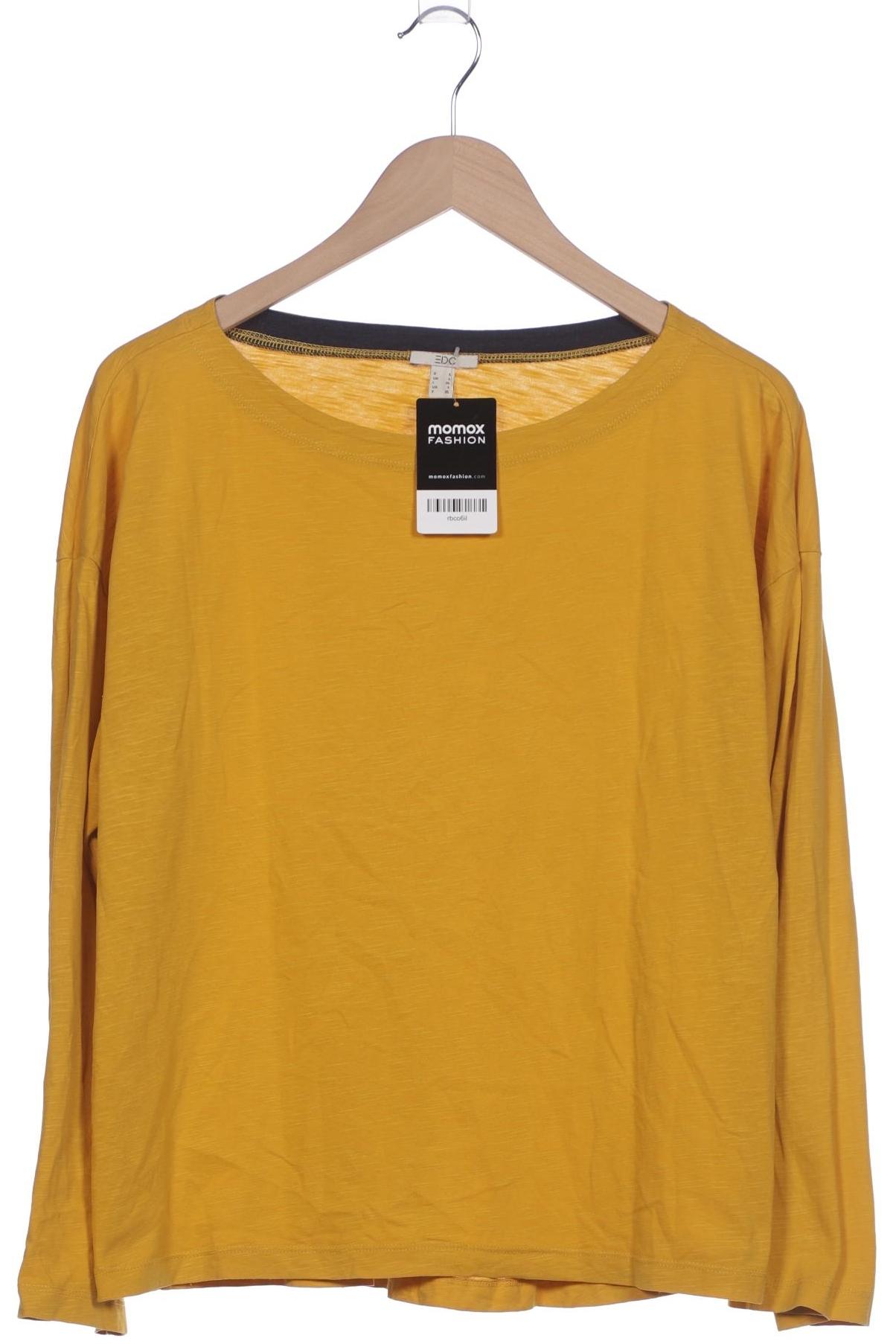 

edc by Esprit Damen Langarmshirt, orange, Gr. 42