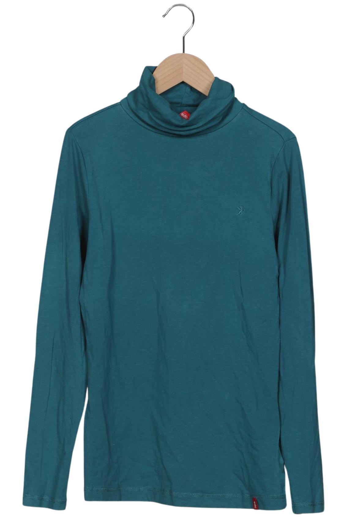 

edc by Esprit Damen Langarmshirt, türkis, Gr. 38