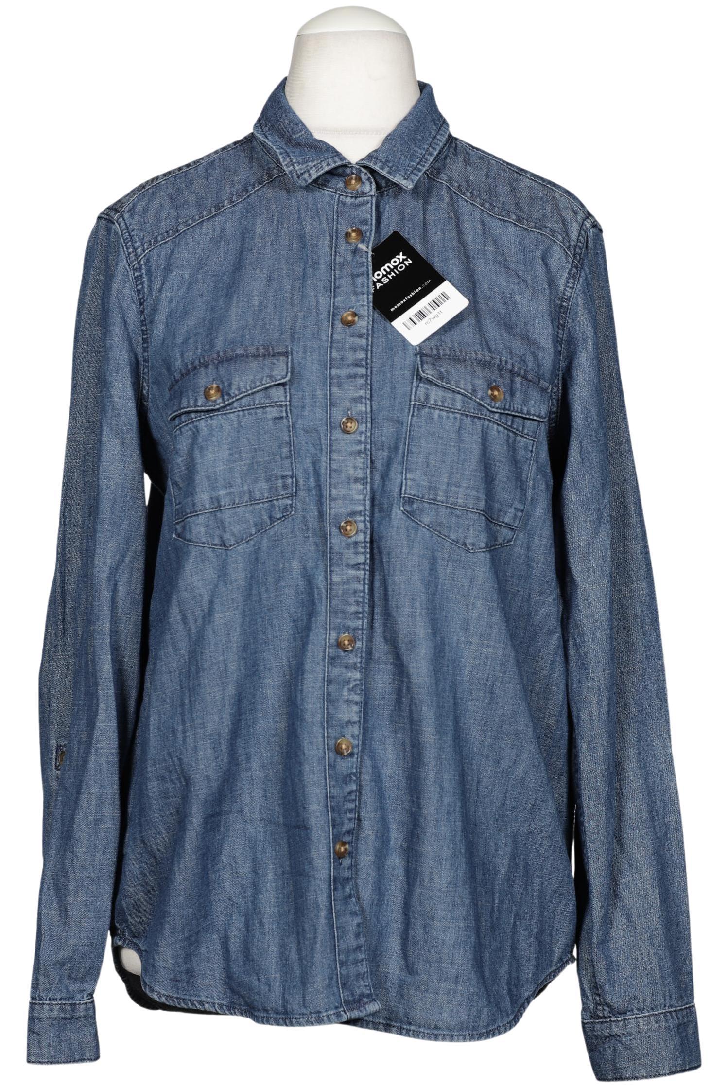 

edc by Esprit Damen Bluse, blau, Gr. 38