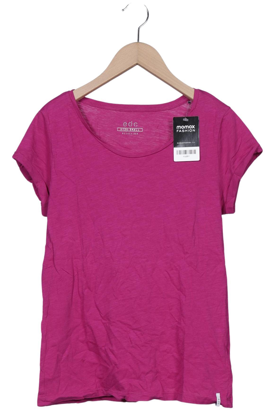 

edc by Esprit Damen T-Shirt, pink, Gr. 36