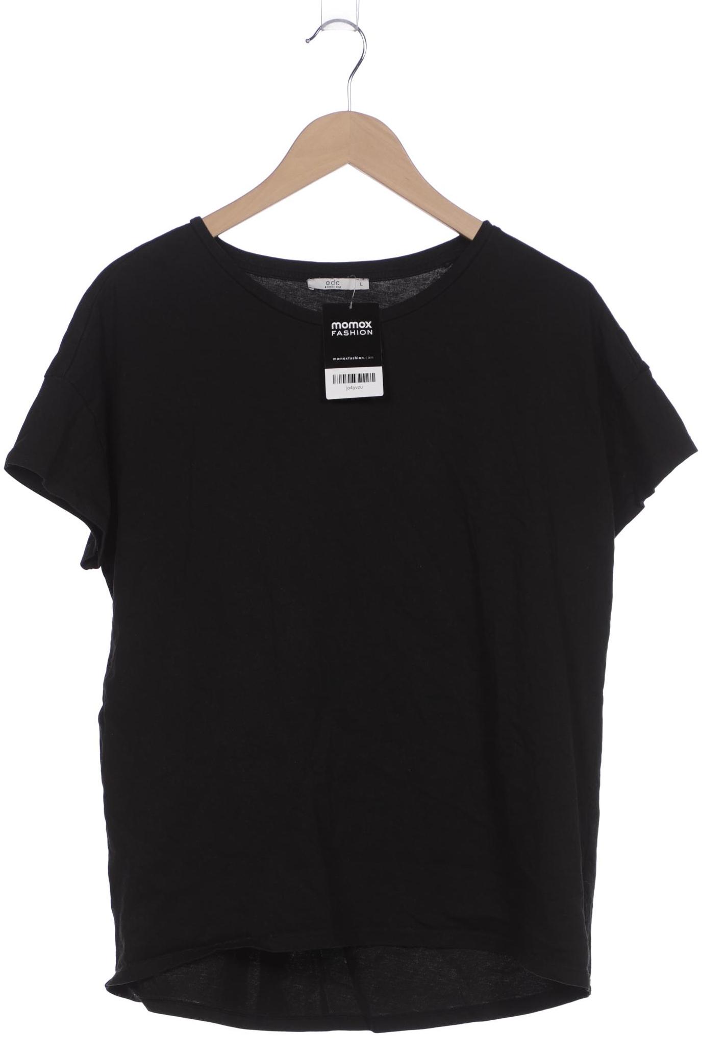 

edc by Esprit Damen T-Shirt, schwarz, Gr. 42