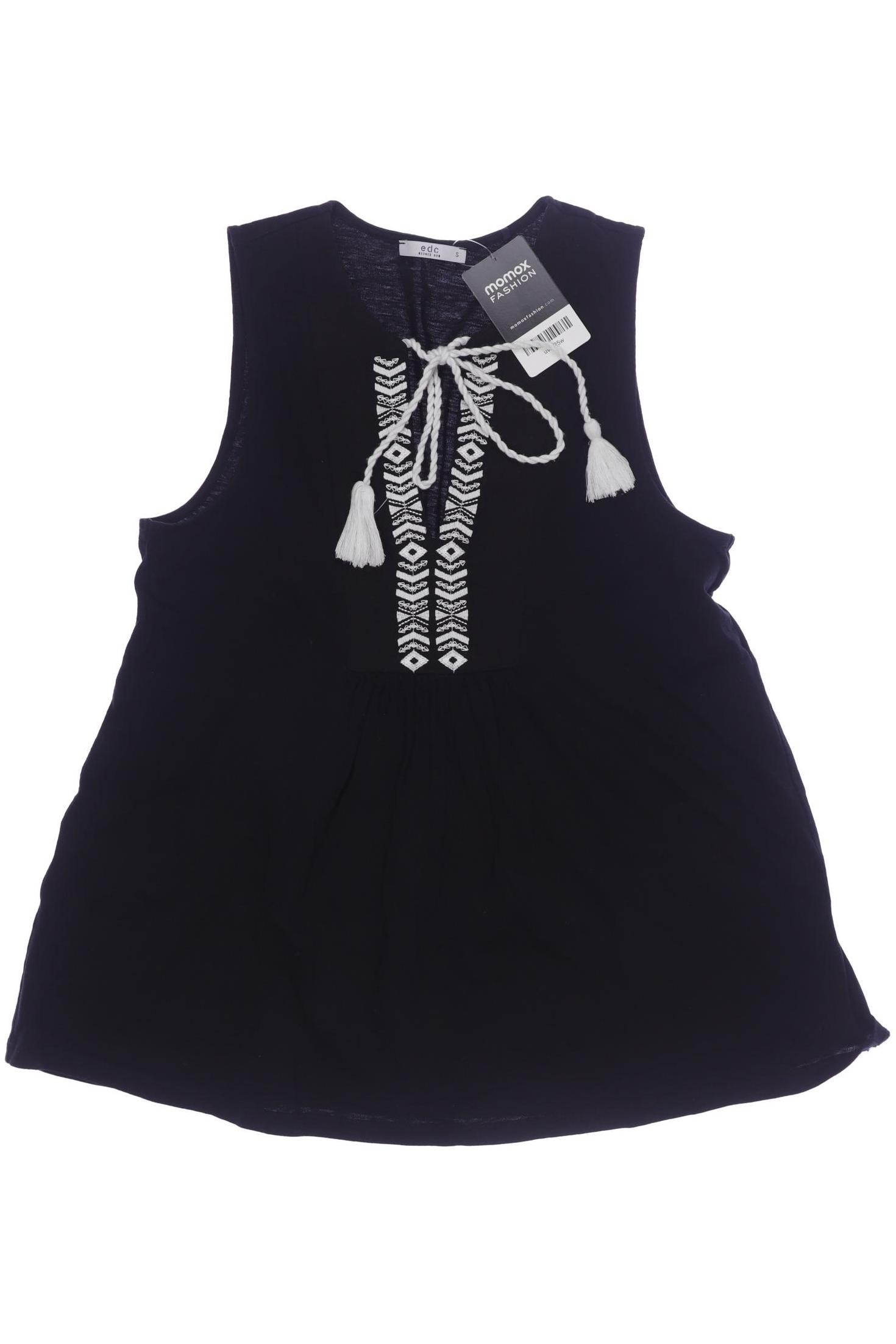 

edc by Esprit Damen Top, schwarz, Gr. 36