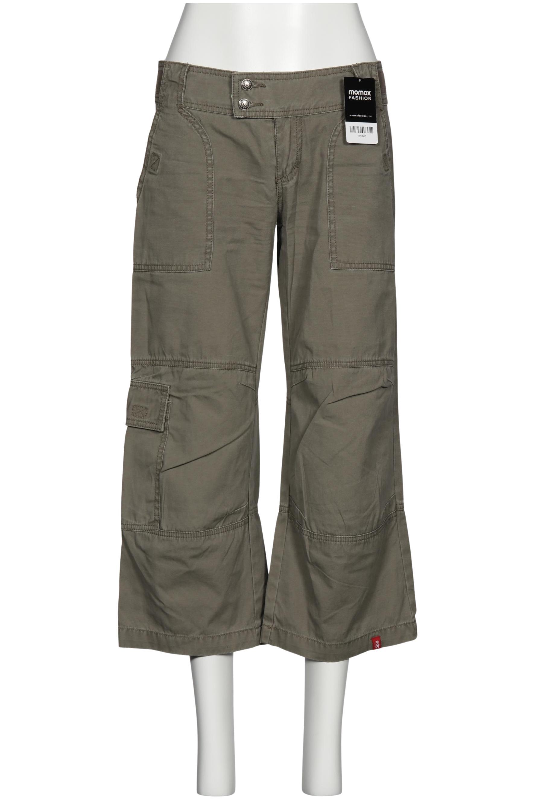 

edc by Esprit Damen Stoffhose, grau, Gr. 34