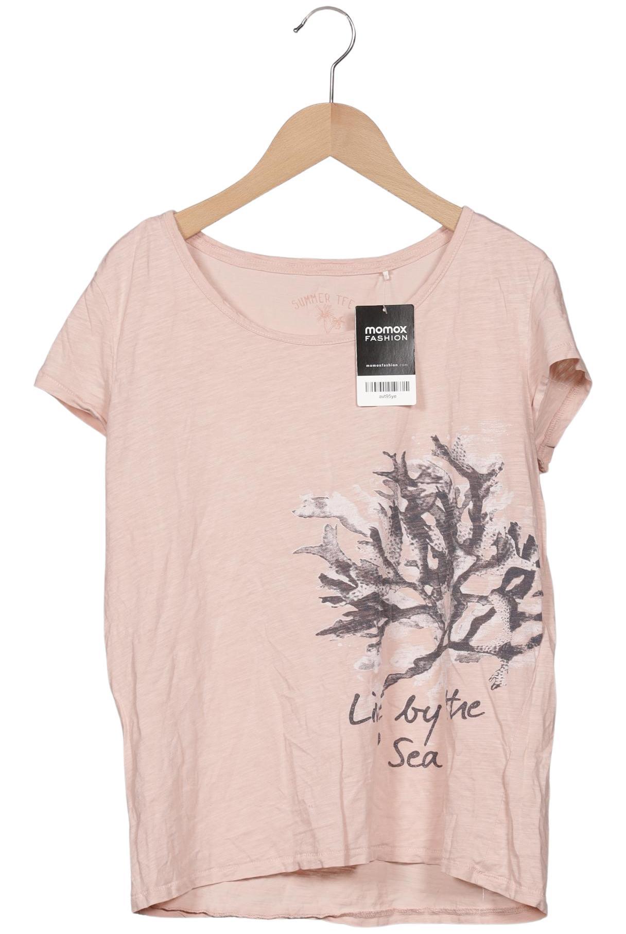 

edc by Esprit Damen T-Shirt, pink, Gr. 34