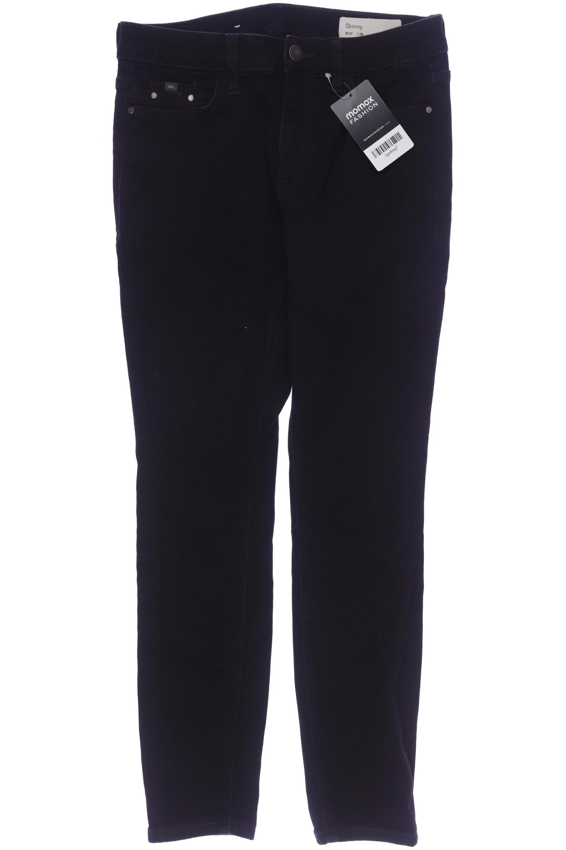 

edc by Esprit Damen Jeans, schwarz, Gr. 27
