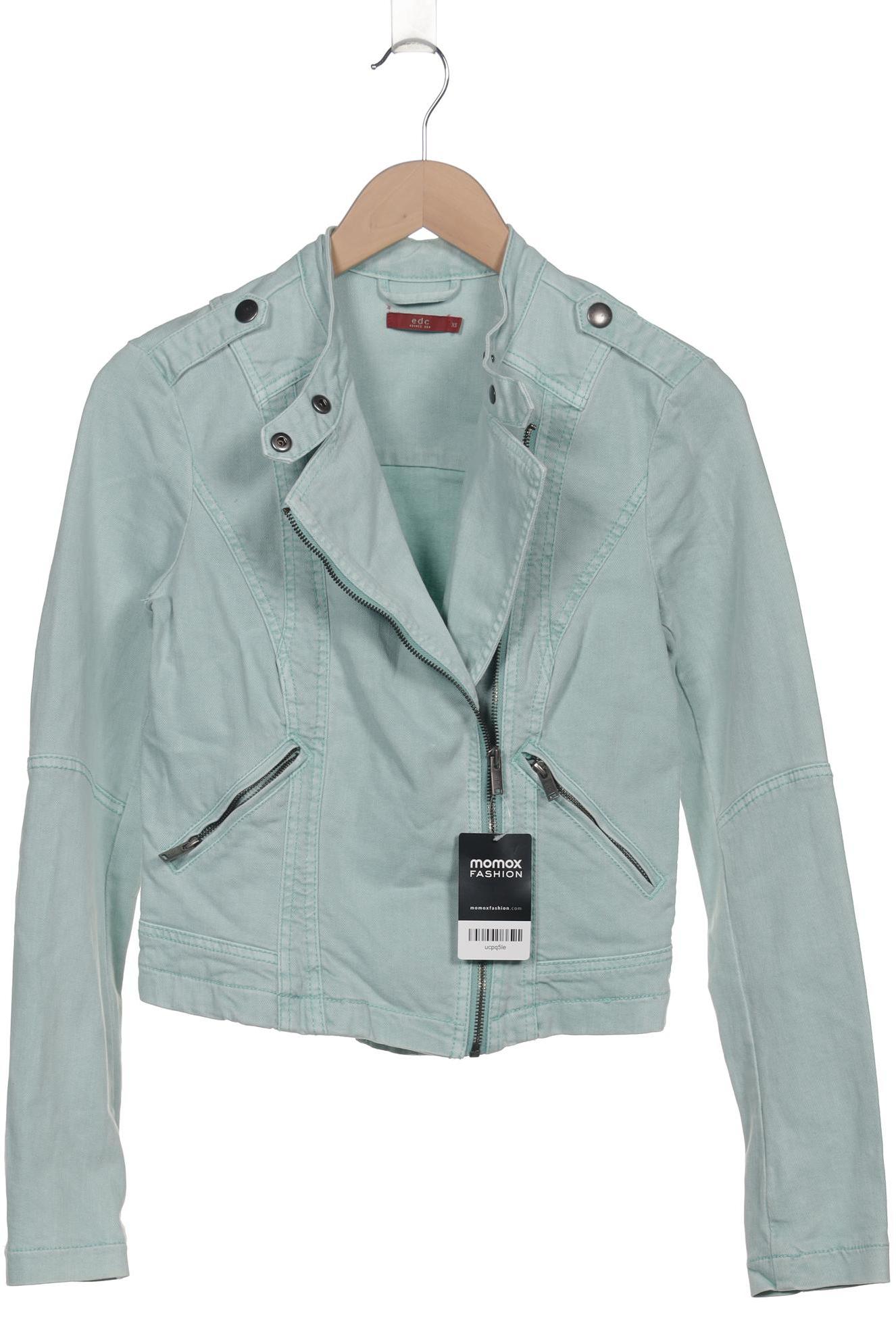 

edc by Esprit Damen Jacke, türkis, Gr. 34