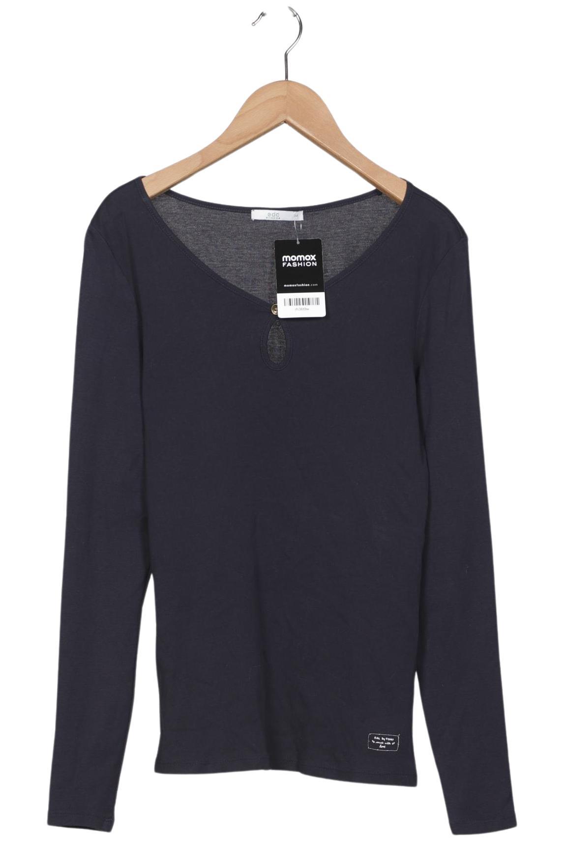 

edc by Esprit Damen Langarmshirt, marineblau, Gr. 38