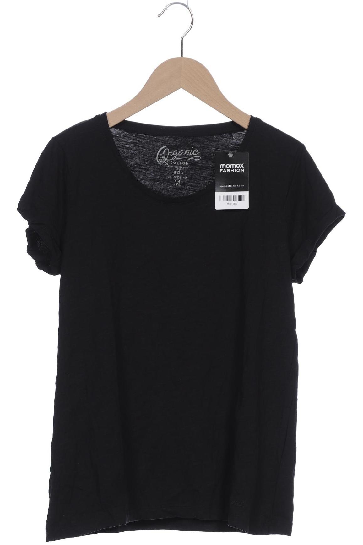 

edc by Esprit Damen T-Shirt, schwarz