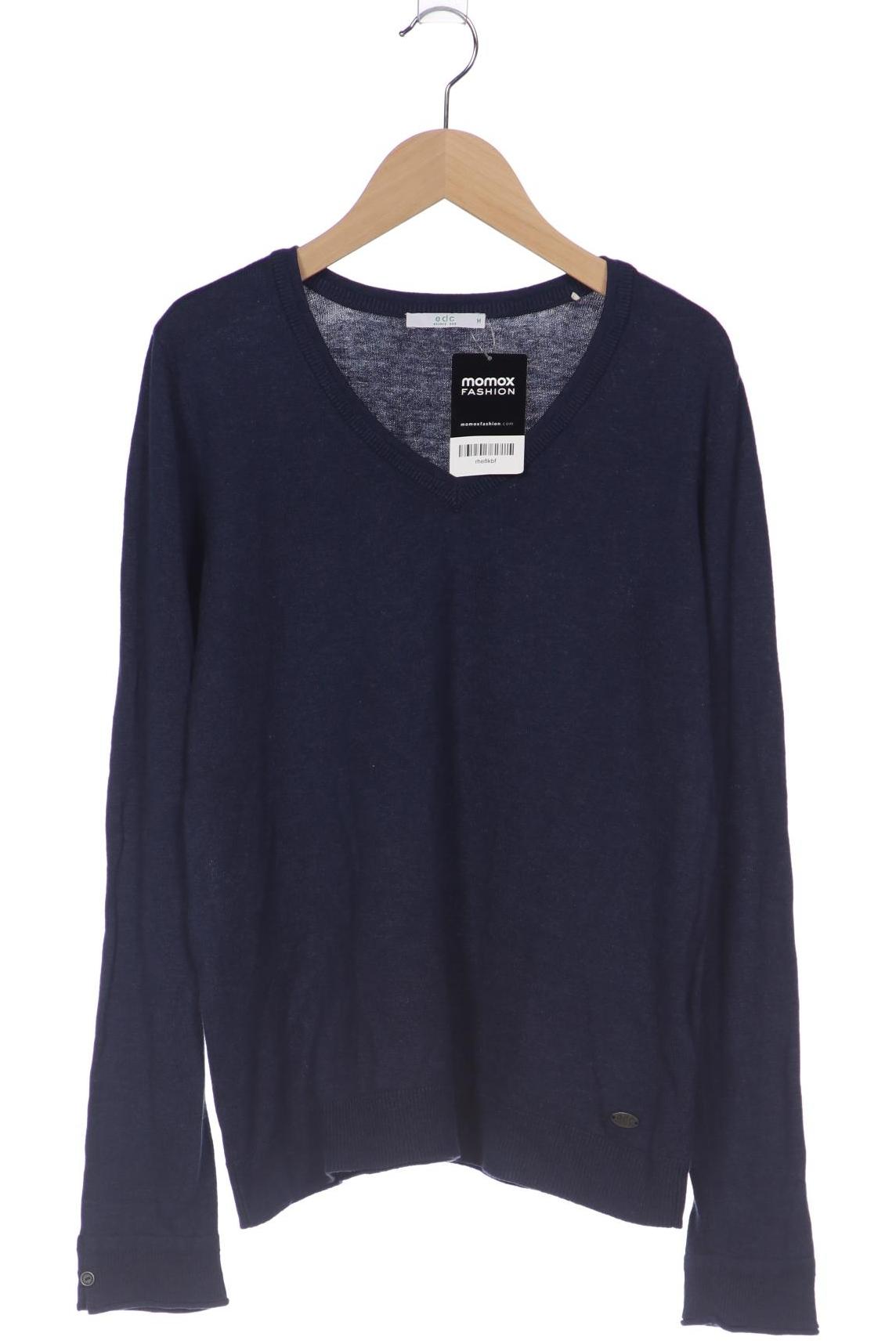 

edc by Esprit Damen Pullover, blau, Gr. 38