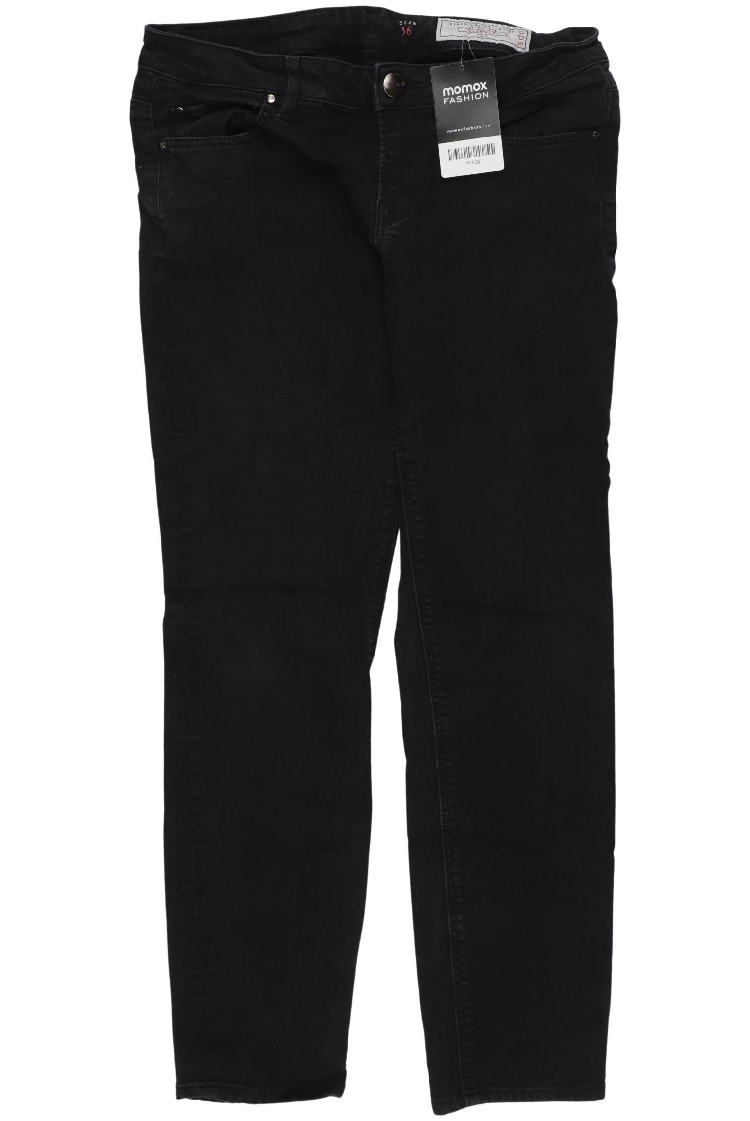 

edc by Esprit Damen Jeans, schwarz, Gr. 36