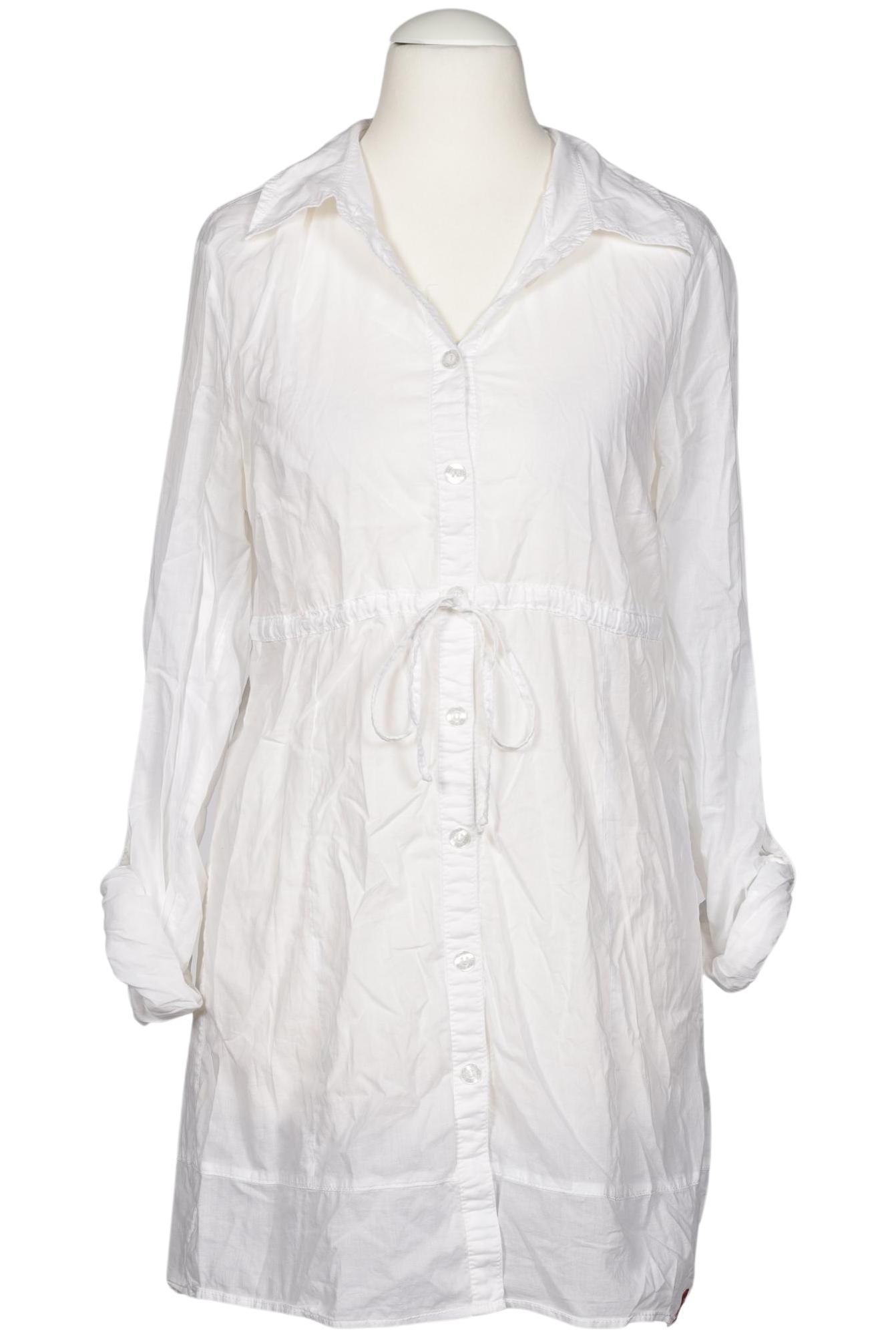 

edc by Esprit Damen Bluse, weiß, Gr. 34