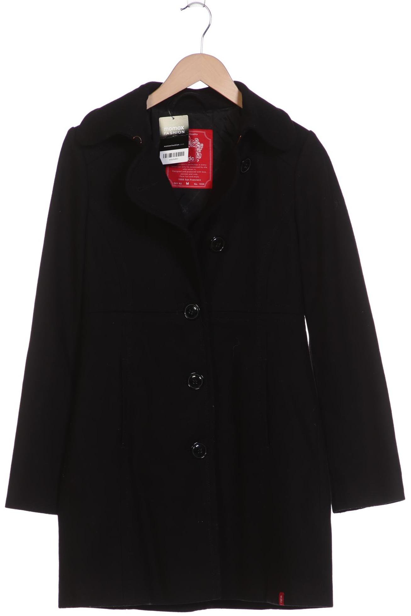 

edc by Esprit Damen Mantel, schwarz, Gr. 38