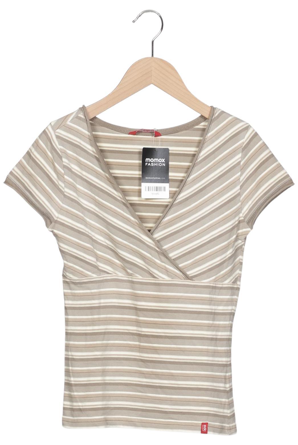 

edc by Esprit Damen T-Shirt, beige, Gr. 36