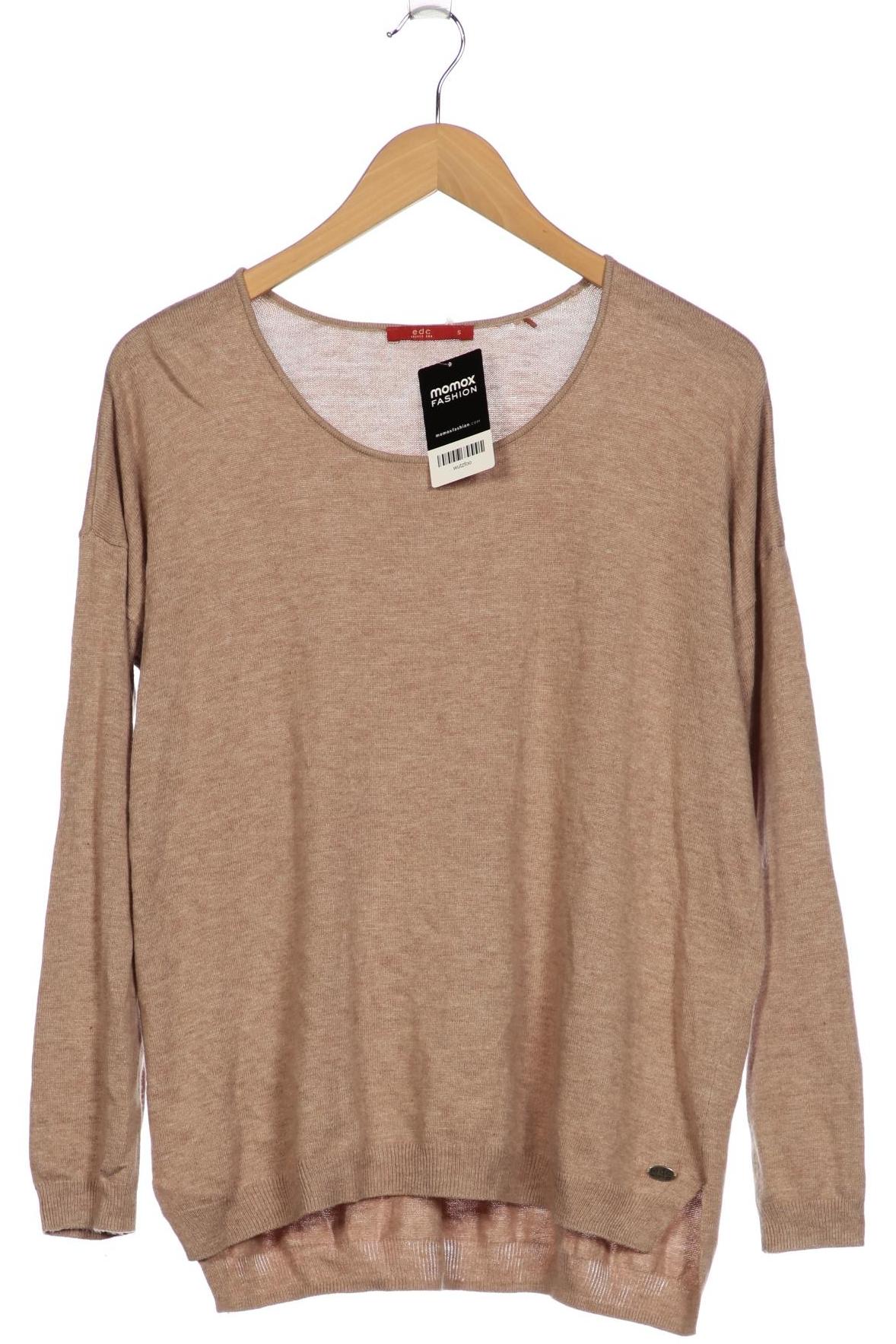 

edc by Esprit Damen Pullover, beige, Gr. 36