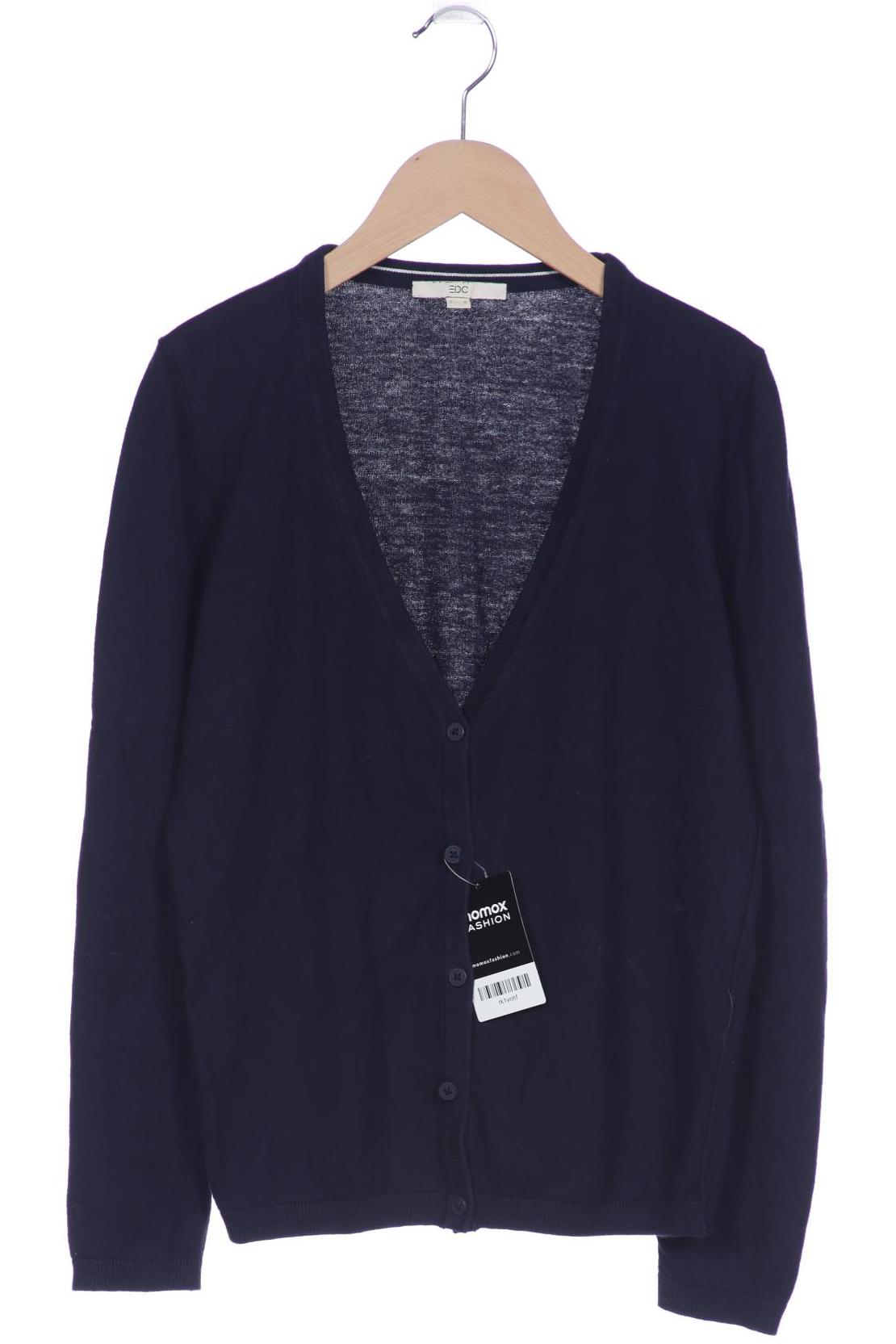

edc by Esprit Damen Strickjacke, marineblau, Gr. 36