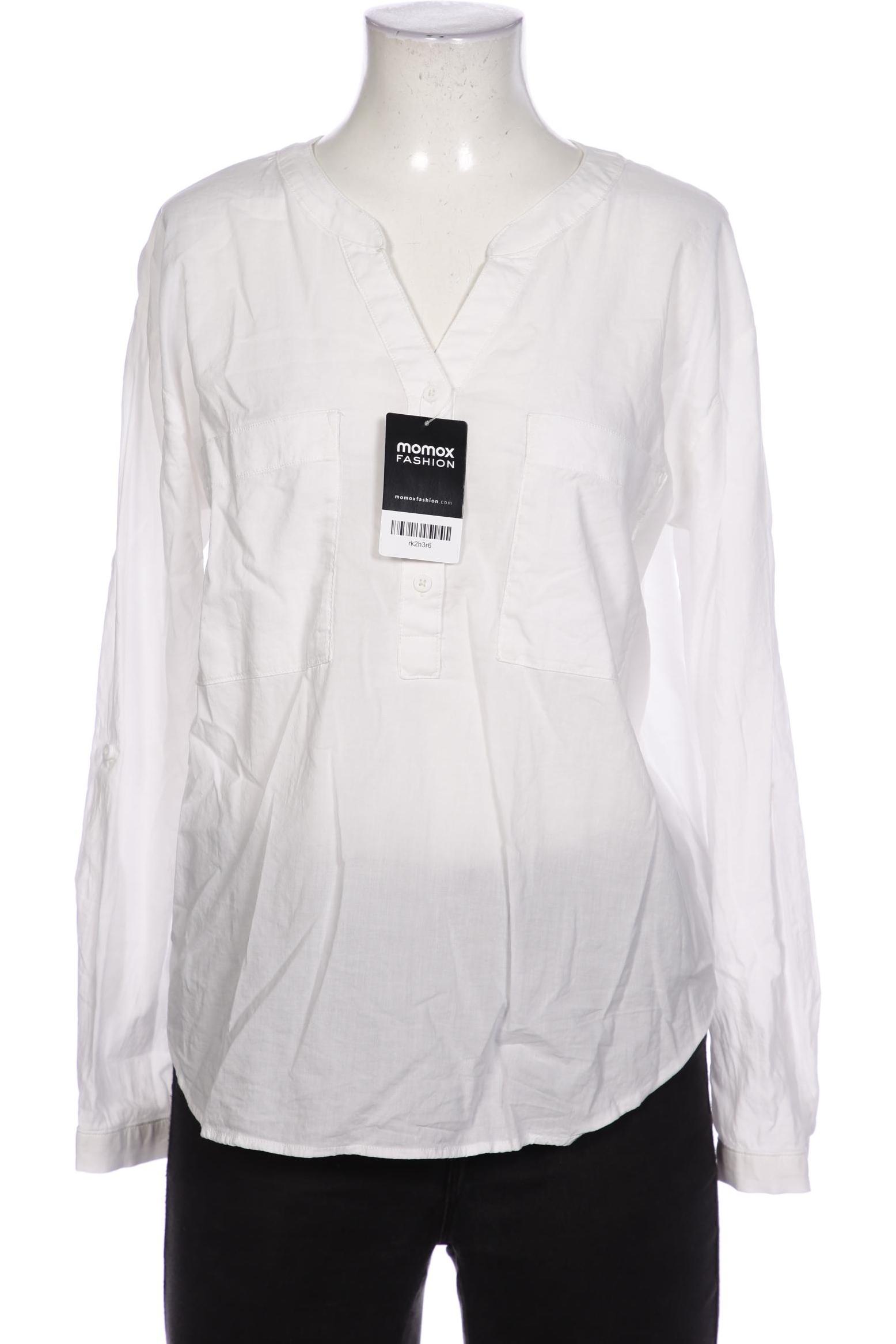 

edc by Esprit Damen Bluse, weiß, Gr. 36