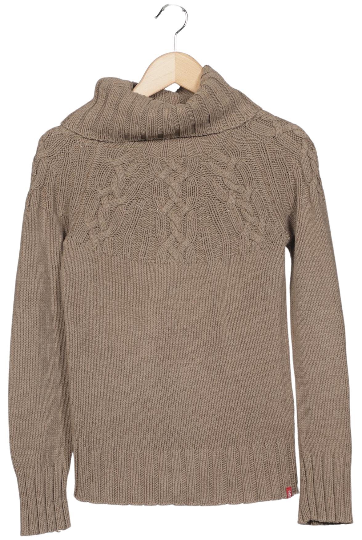 

edc by Esprit Damen Pullover, beige, Gr. 42