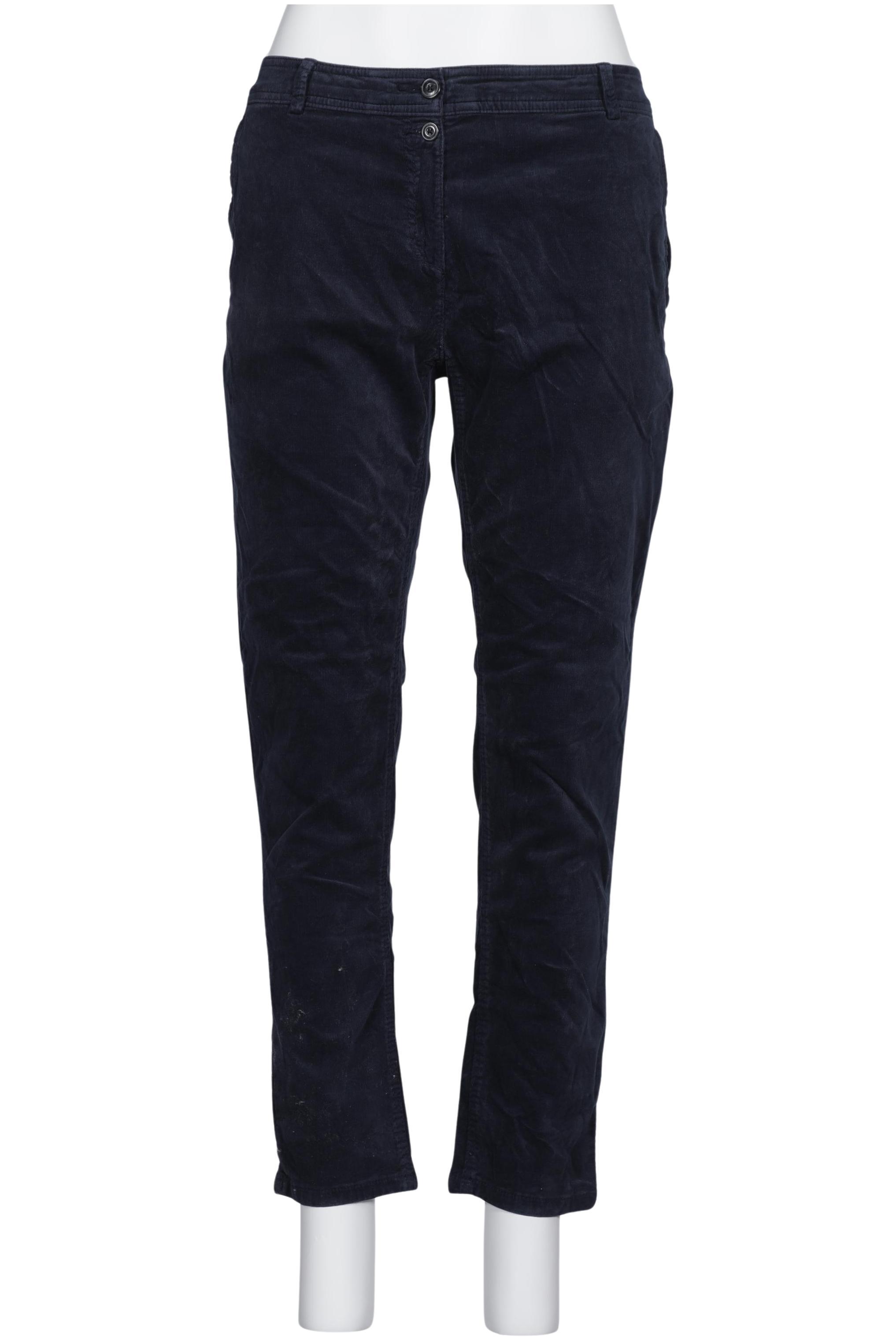 

edc by Esprit Damen Stoffhose, marineblau, Gr. 42