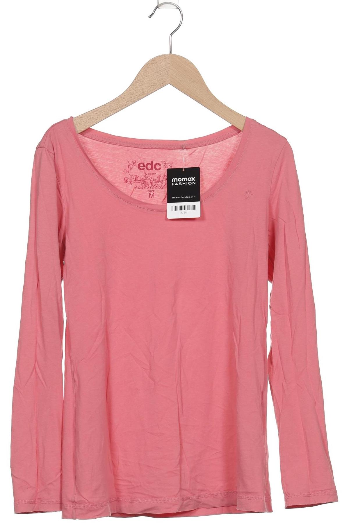 

edc by Esprit Damen Langarmshirt, pink, Gr. 38