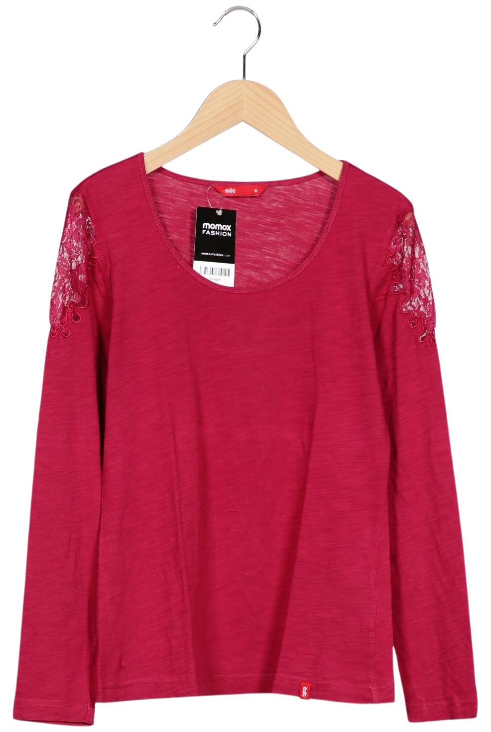 

edc by Esprit Damen Langarmshirt, rot, Gr. 38