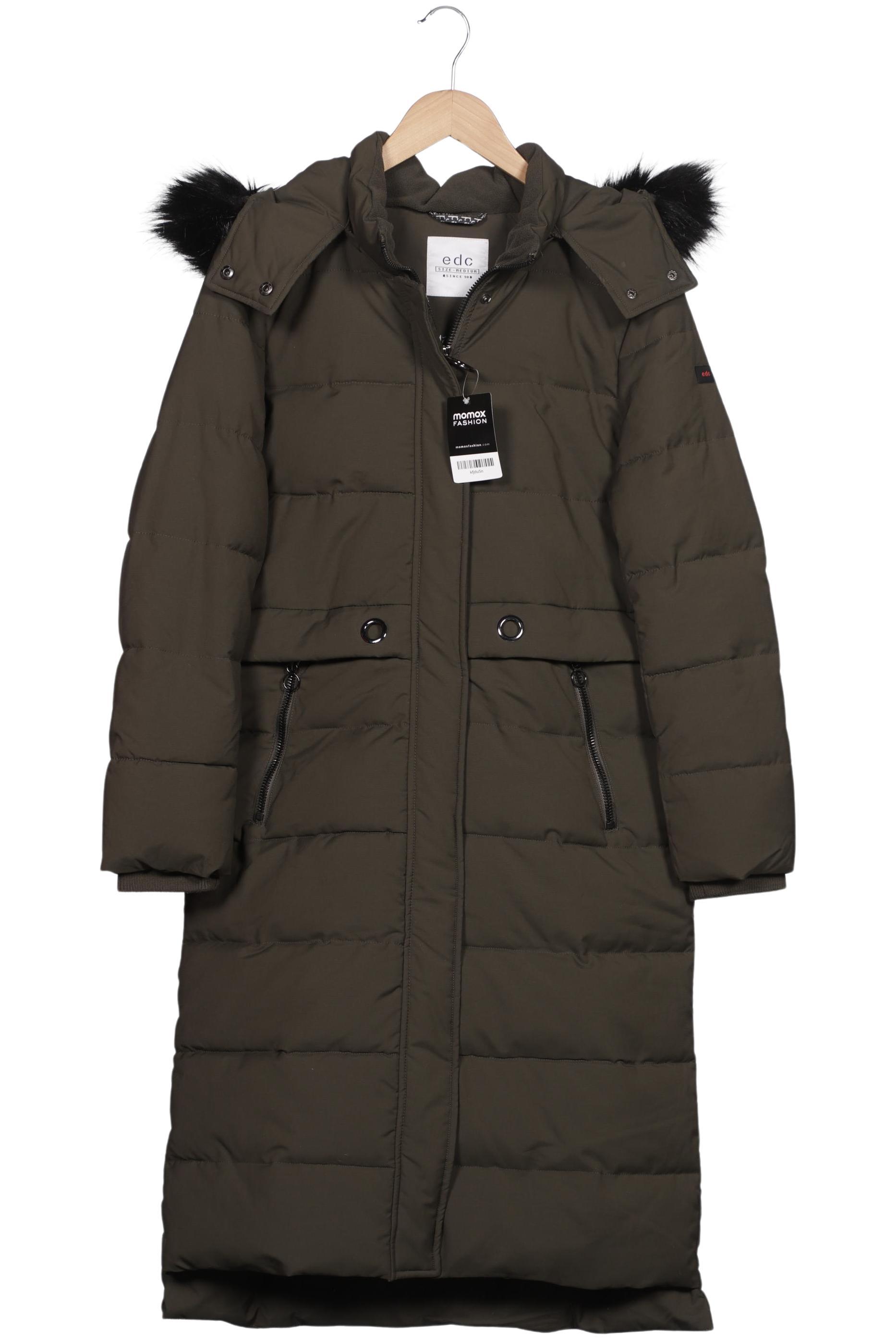 

edc by Esprit Damen Mantel, grün, Gr. 38