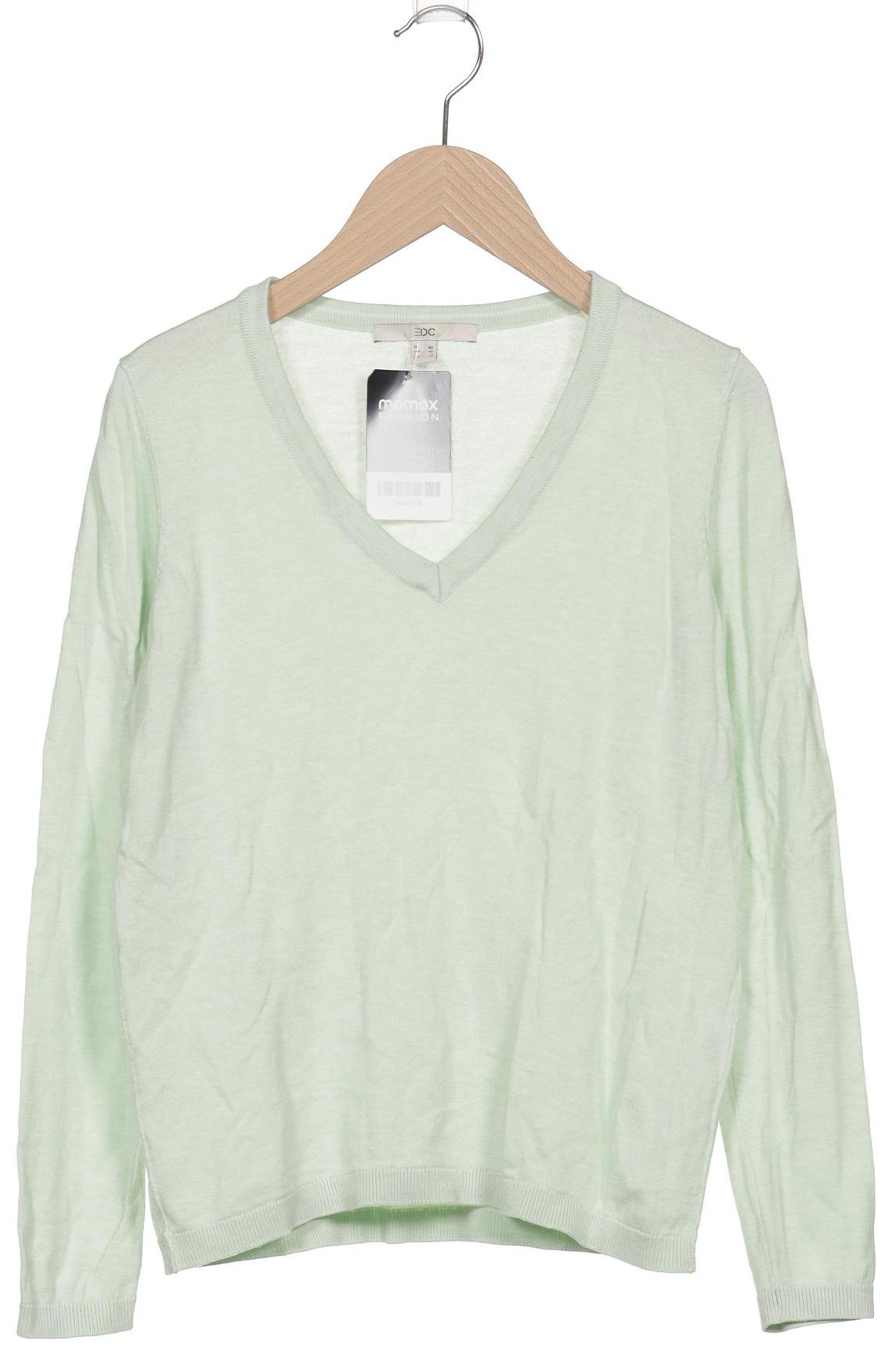 

edc by Esprit Damen Pullover, hellgrün, Gr. 34