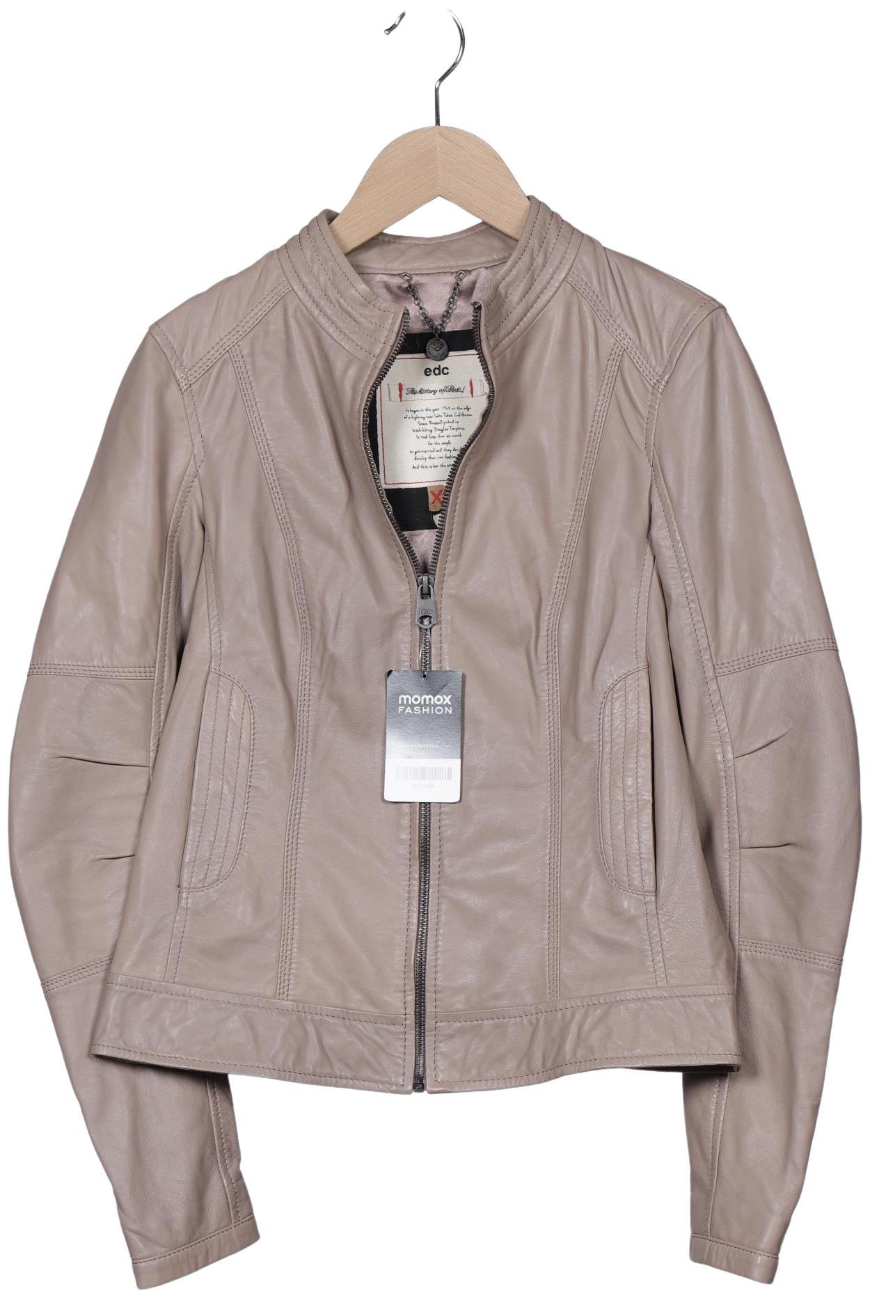 

edc by Esprit Damen Jacke, beige, Gr. 34