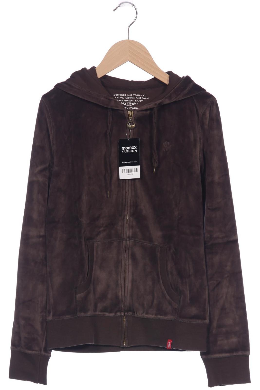 

edc by Esprit Damen Kapuzenpullover, braun, Gr. 38