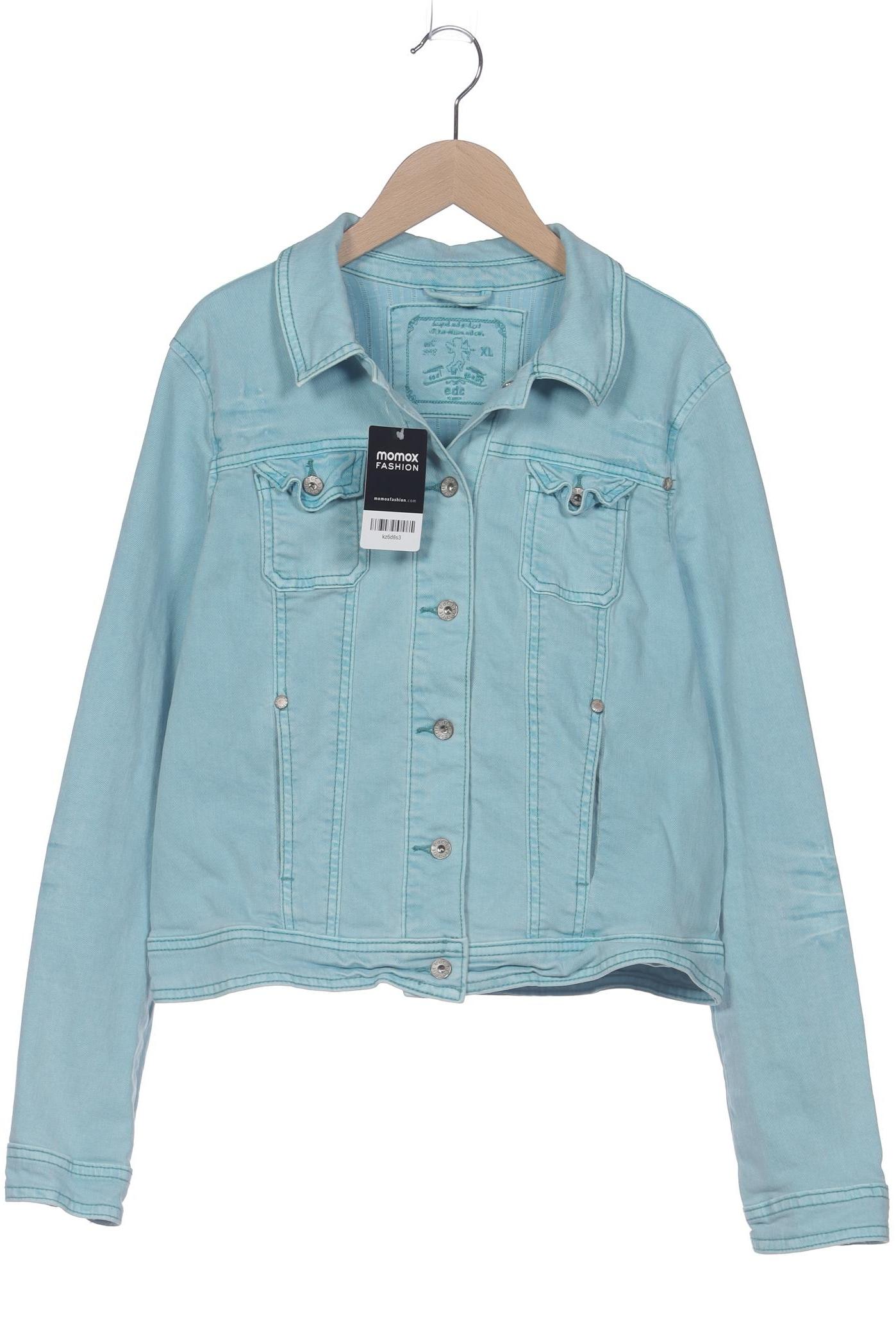 

edc by Esprit Damen Jacke, türkis, Gr. 44