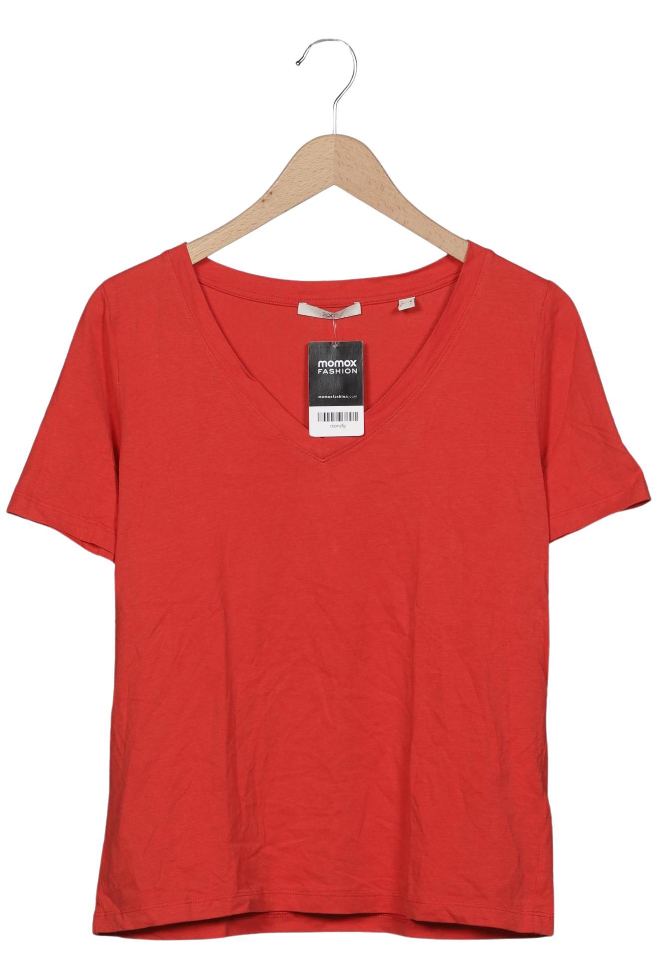 

edc by Esprit Damen T-Shirt, rot, Gr. 38