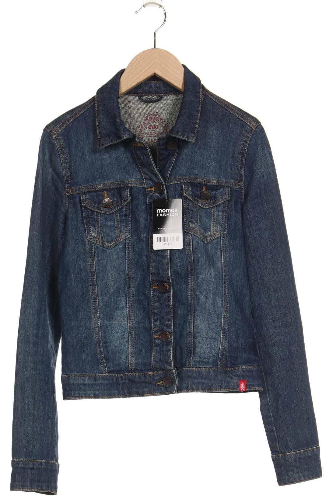 

edc by Esprit Damen Jacke, blau, Gr. 34