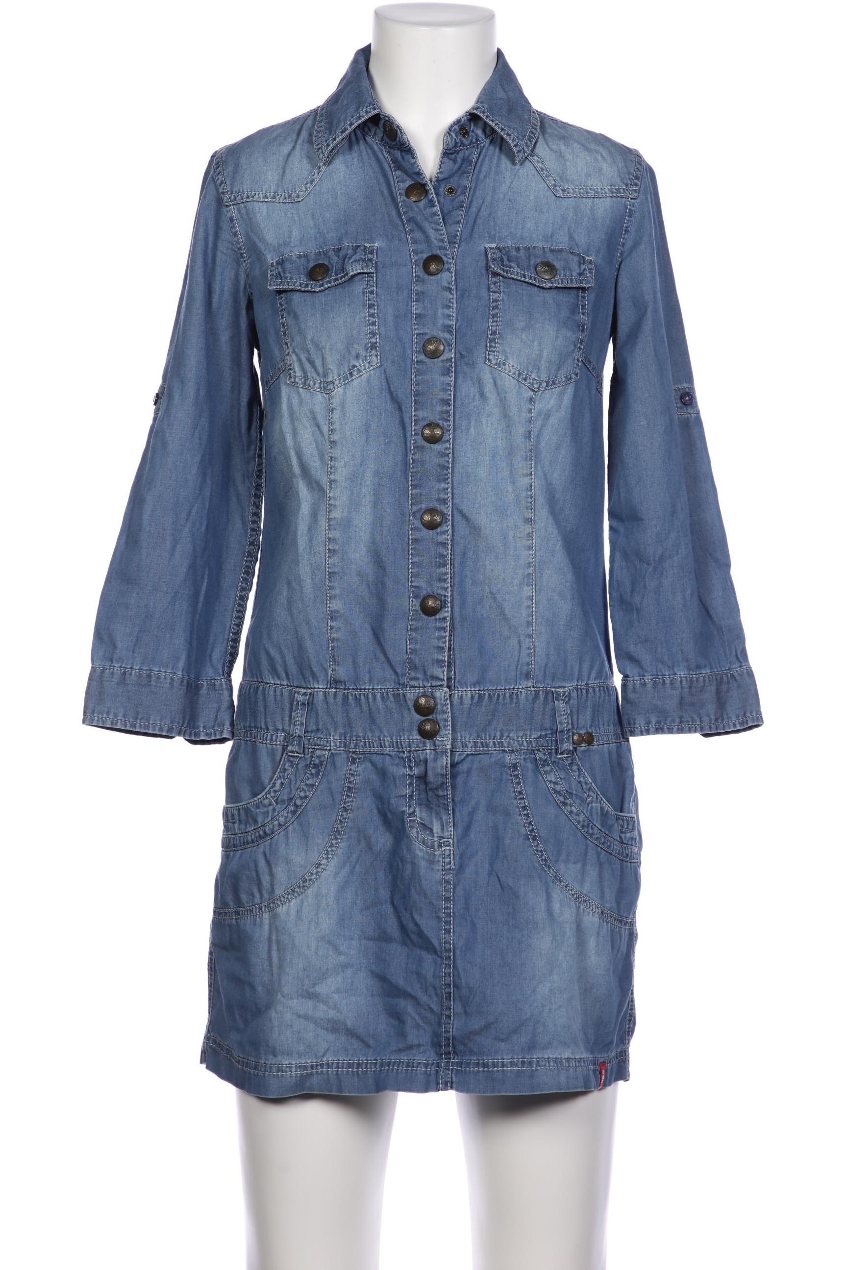 

edc by Esprit Damen Kleid, blau, Gr. 32