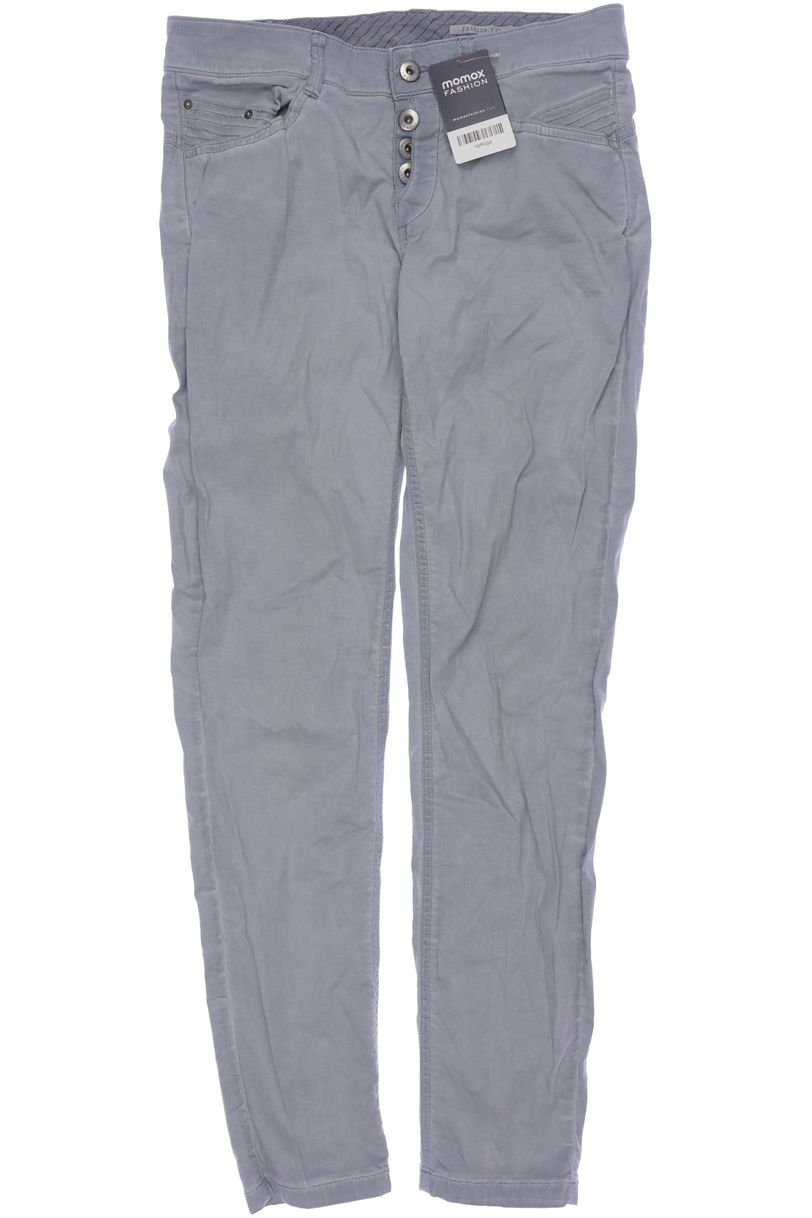 

edc by Esprit Damen Stoffhose, hellblau, Gr. 34