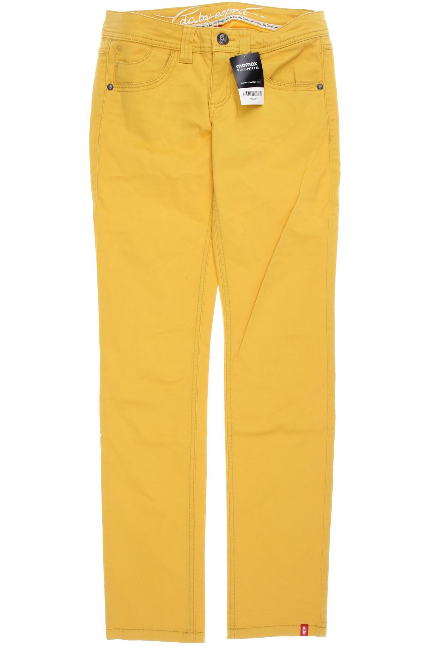 

edc by Esprit Damen Jeans, gelb, Gr. 36