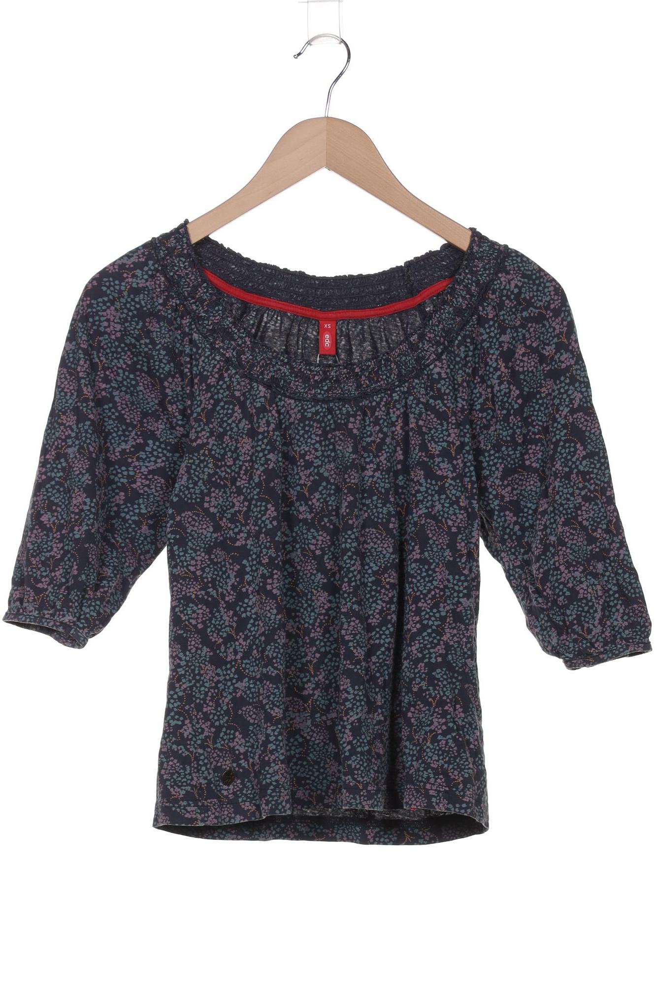 Thumbnail - edc by Esprit Damen Langarmshirt, marineblau, Gr. 34
