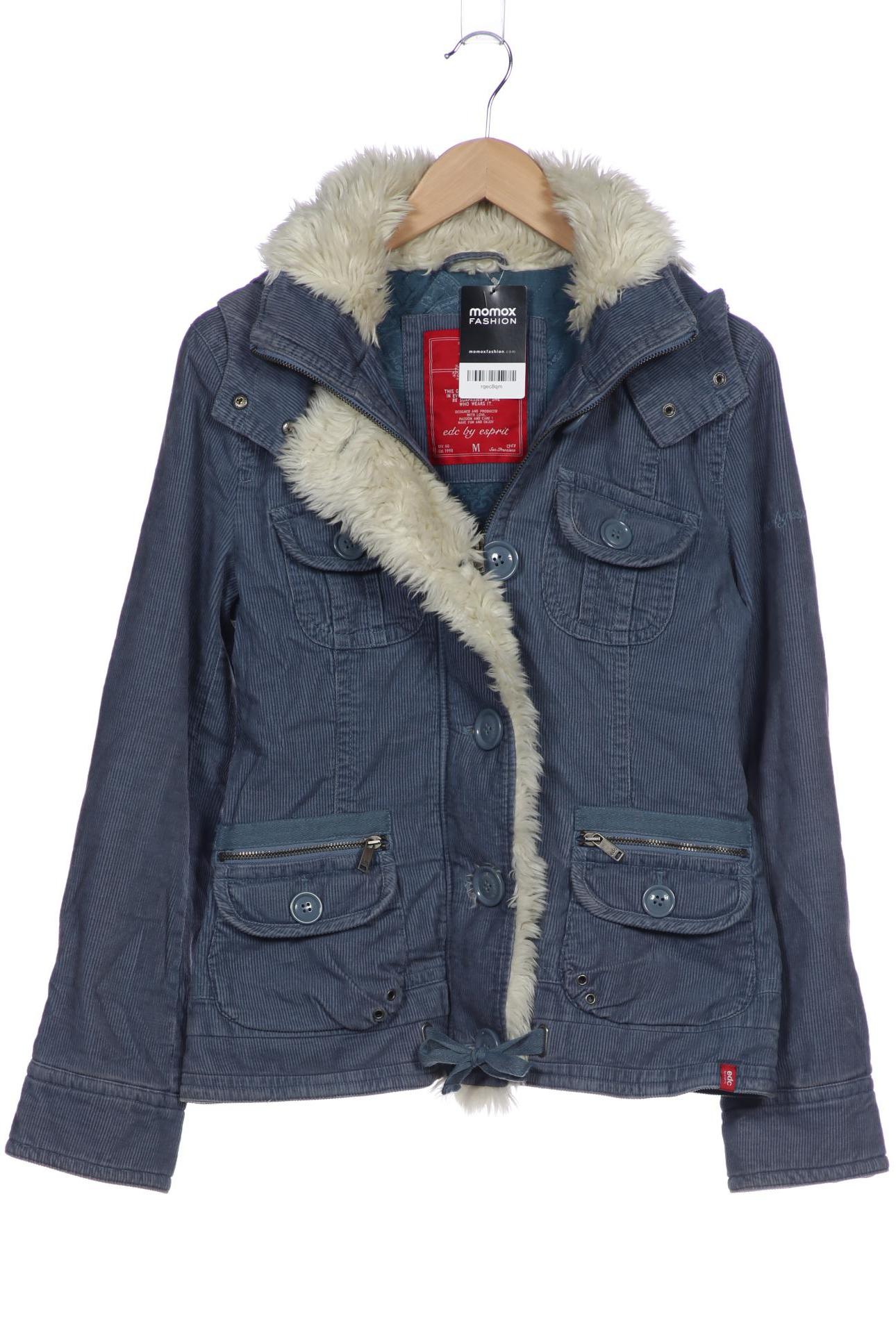 

edc by Esprit Damen Jacke, blau, Gr. 38